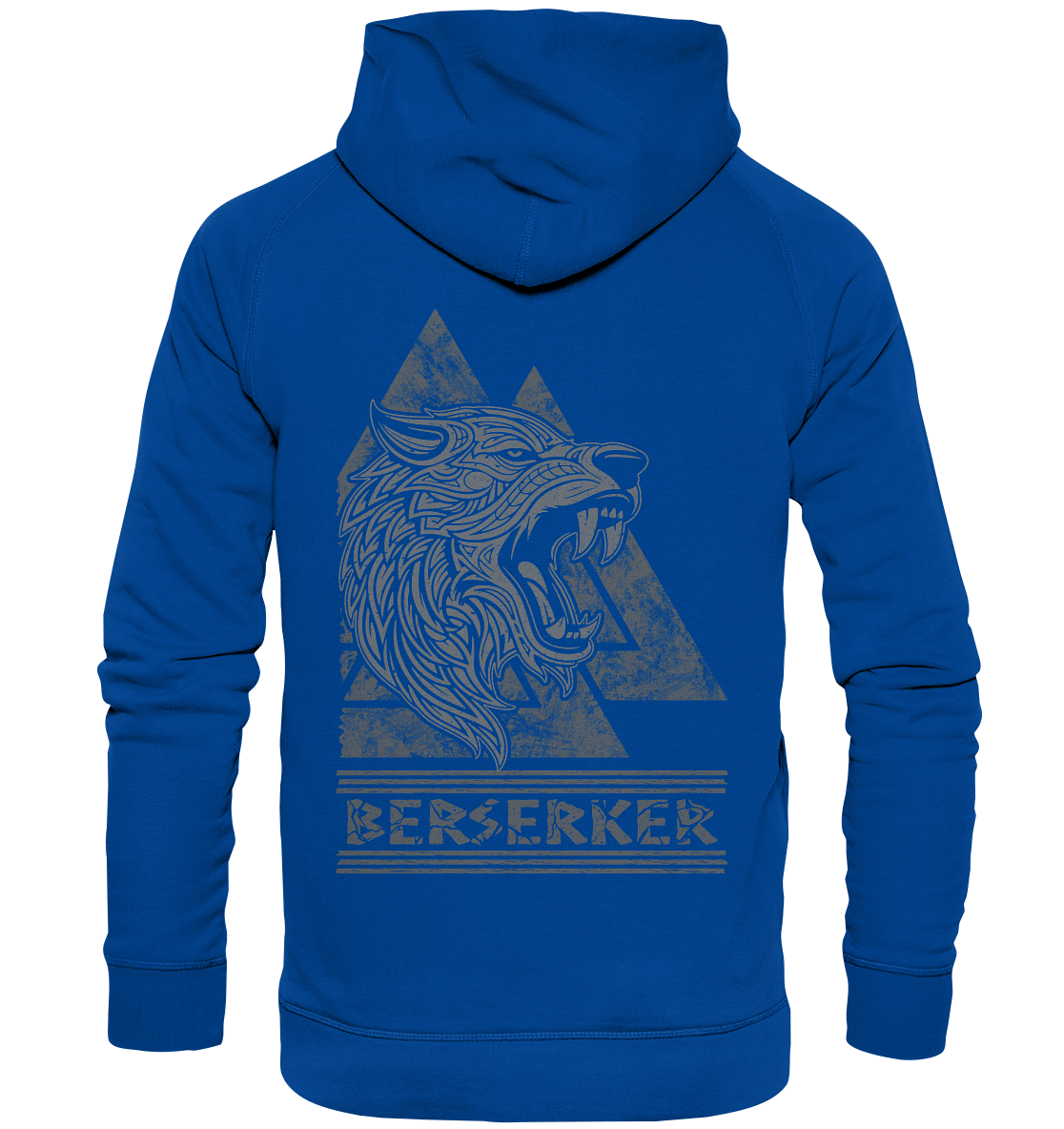 Nordic Wolf Berserker - Basic Unisex Hoodie