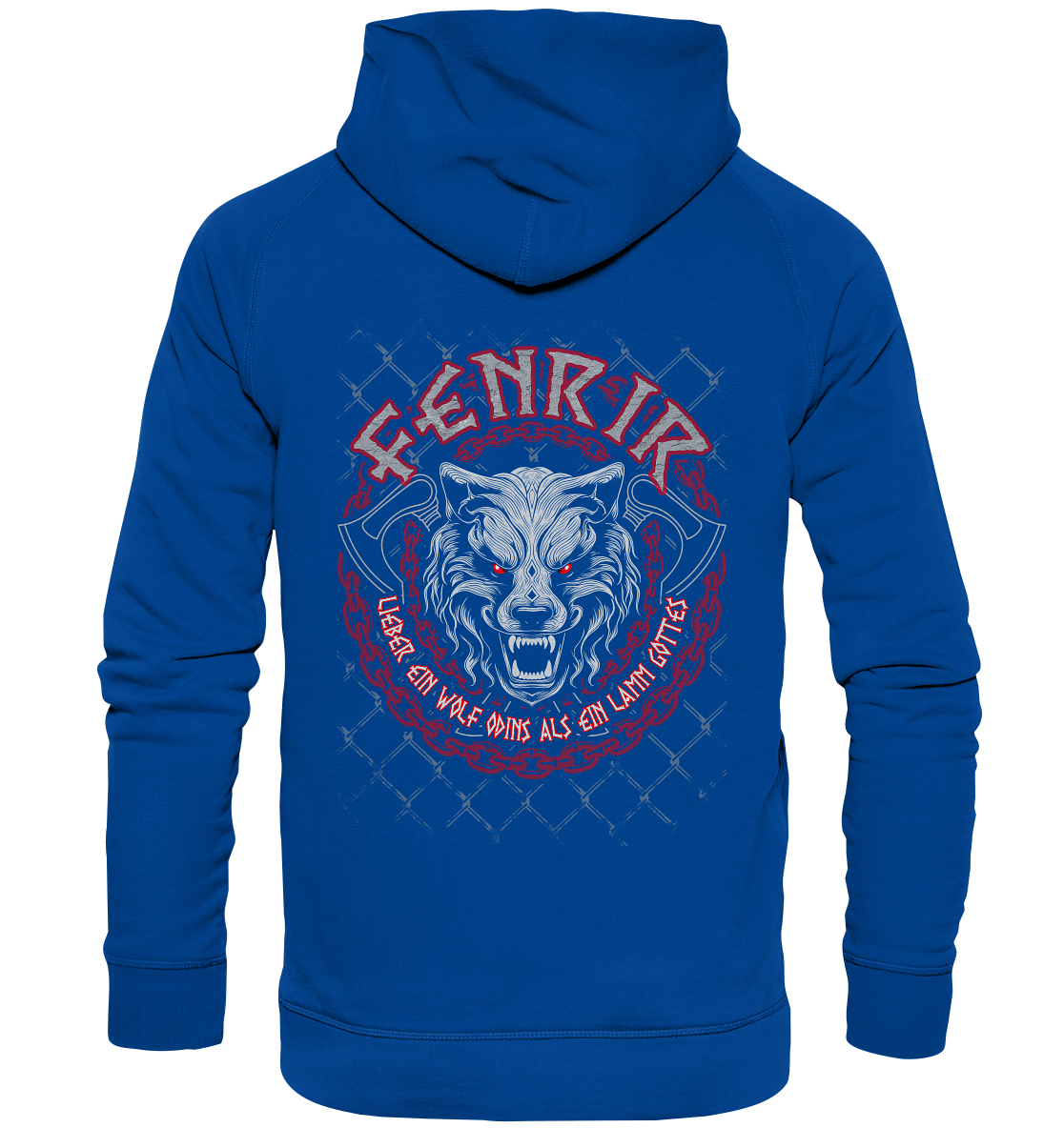 Nordic Wolf Fenrir - Basic Unisex Hoodie