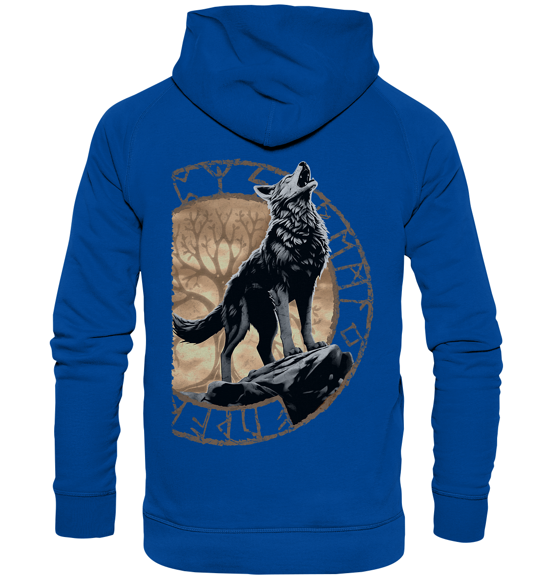 Wolf Yggdrasil - Basic Unisex Hoodie
