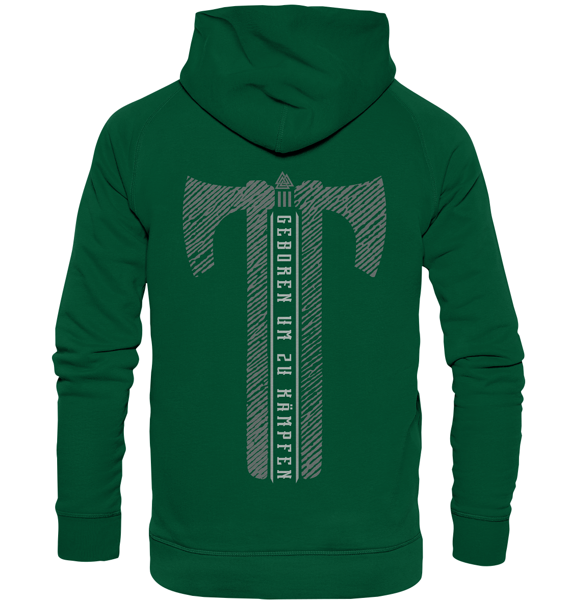 Geboren Um Zu Kämpfen - Basic Unisex Hoodie