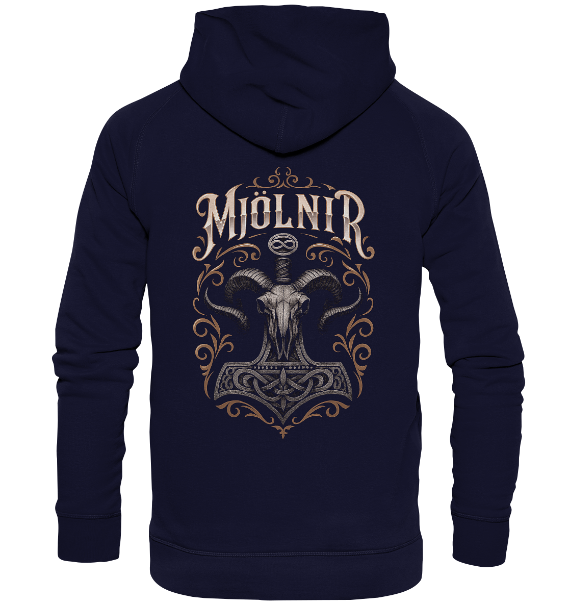 Mjölnir , Schädel - Basic Unisex Hoodie