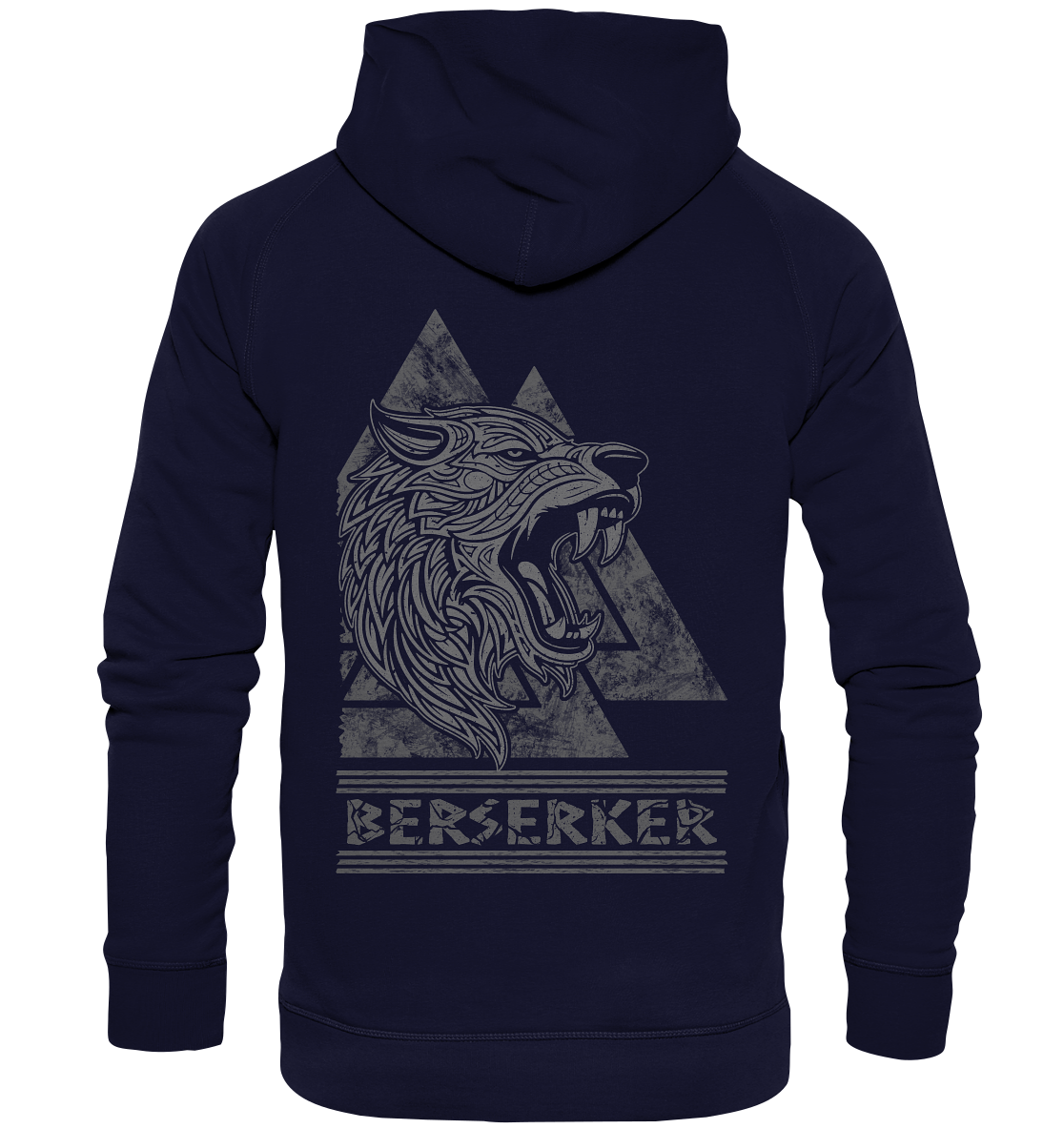 Nordic Wolf Berserker - Basic Unisex Hoodie