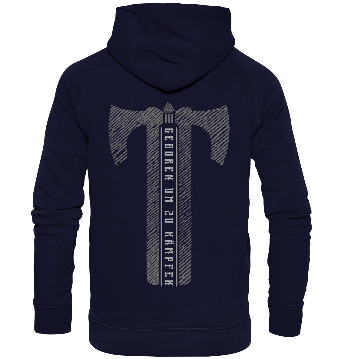Geboren Um Zu Kämpfen - Basic Unisex Hoodie