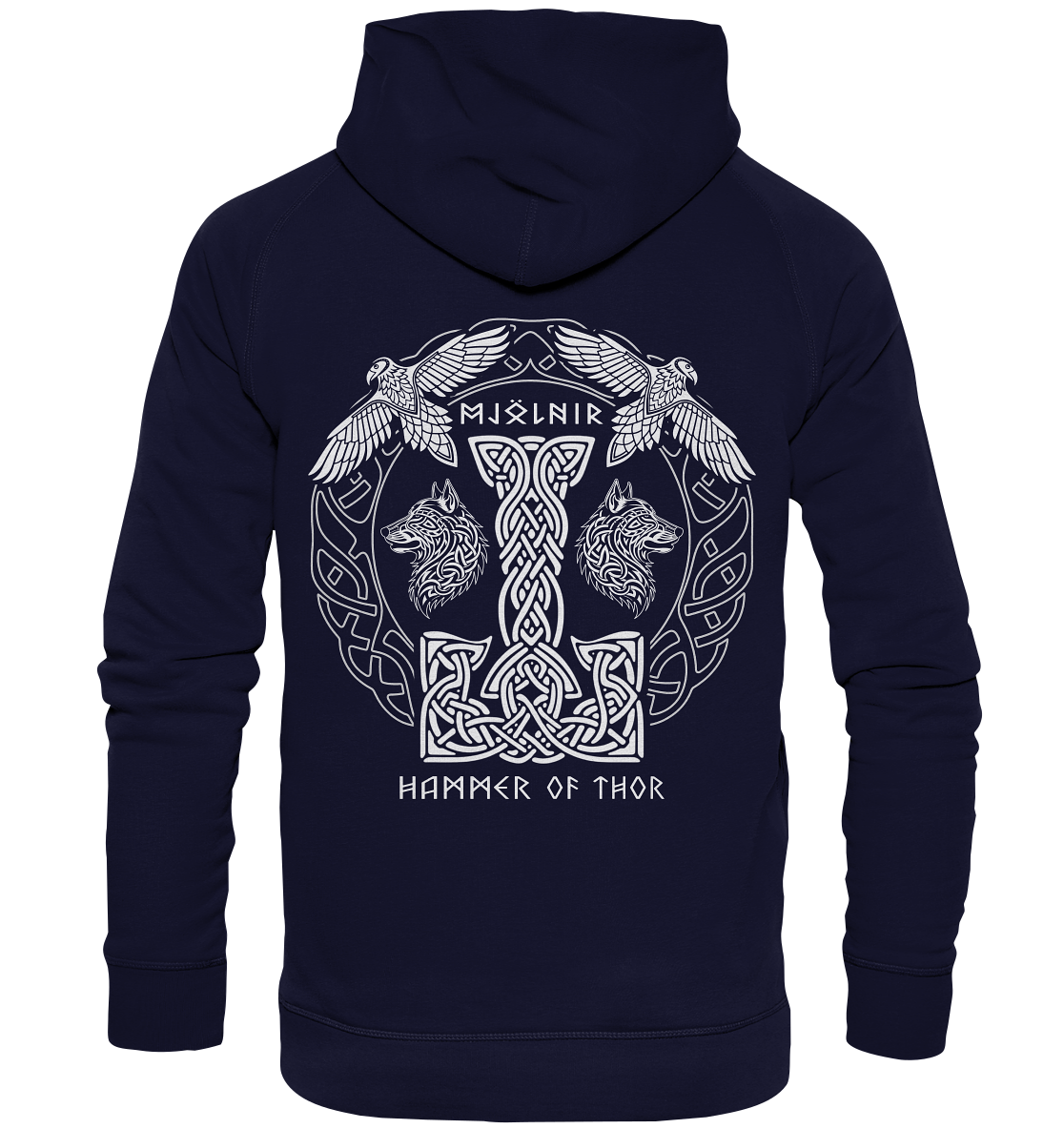 Mjölnir Hammer of Thor - Basic Unisex Hoodie
