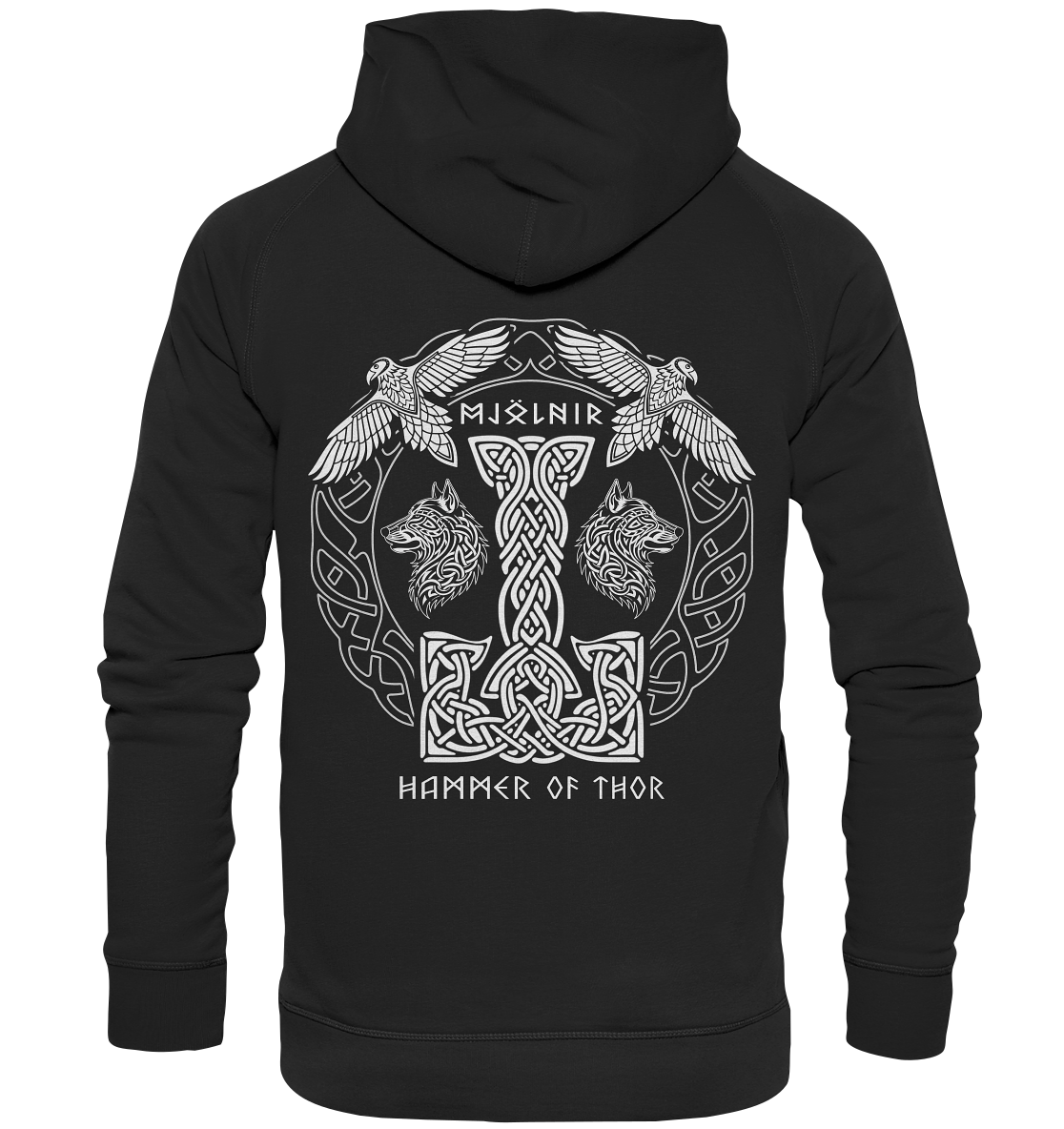 Mjölnir Hammer of Thor - Basic Unisex Hoodie