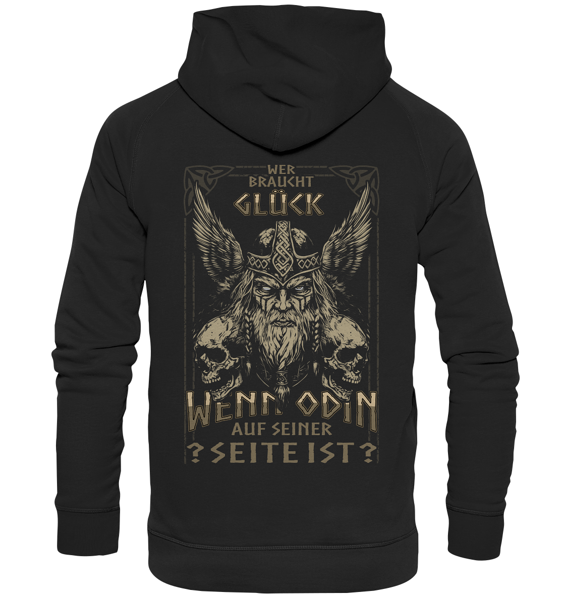 Wer Braucht Glück .... - Basic Unisex Hoodie
