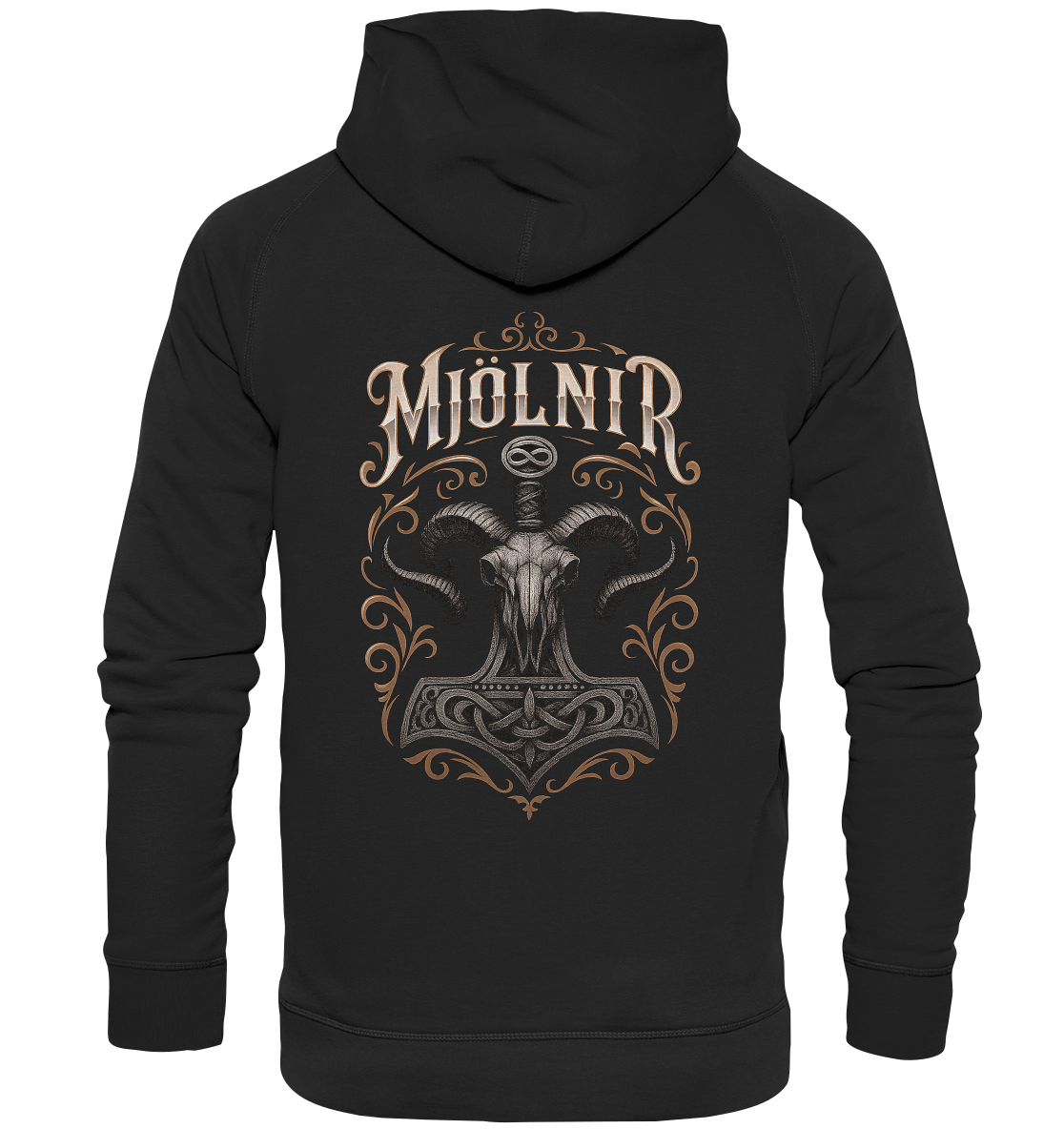 Mjölnir , Schädel - Basic Unisex Hoodie