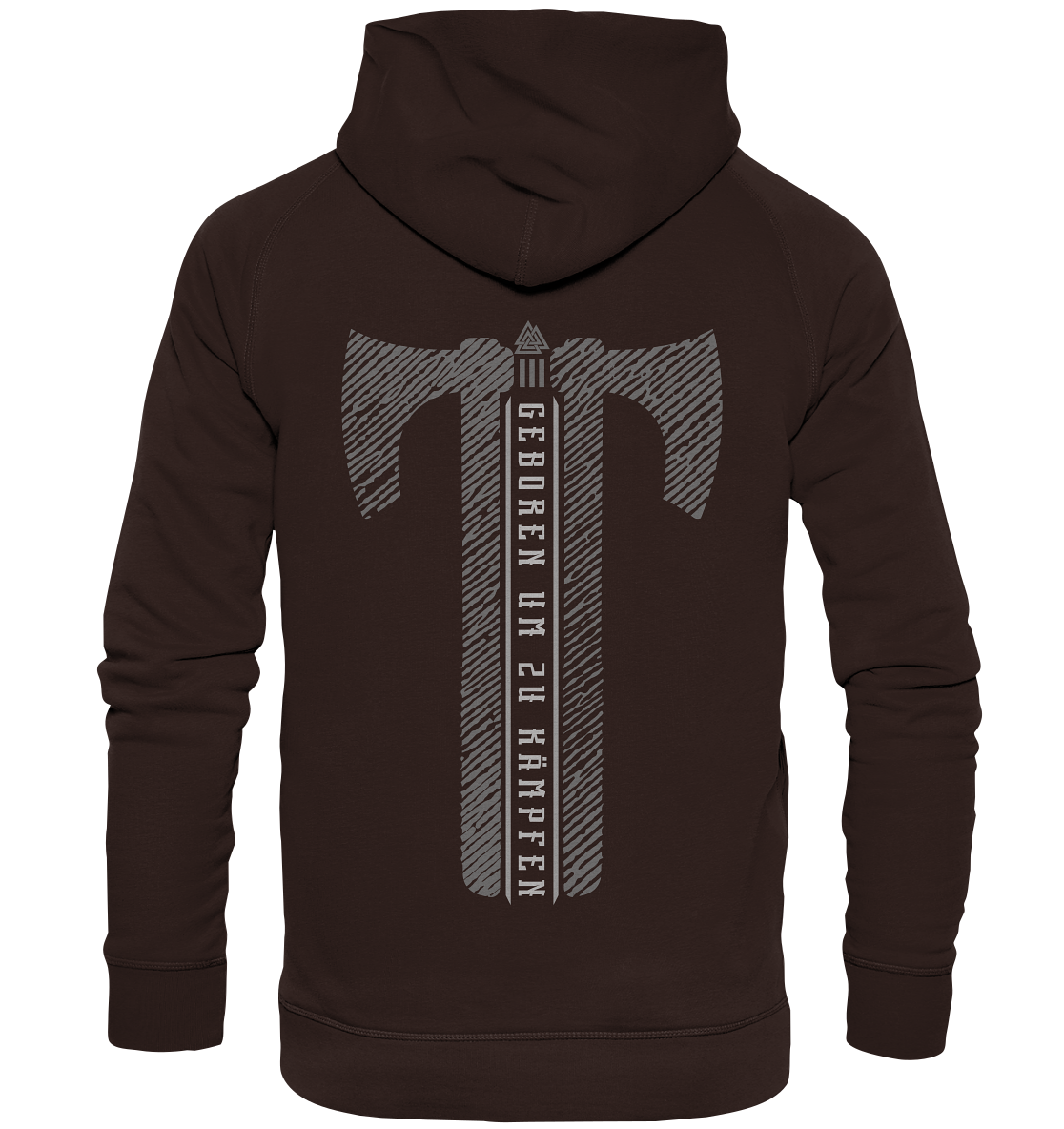 Geboren Um Zu Kämpfen - Basic Unisex Hoodie