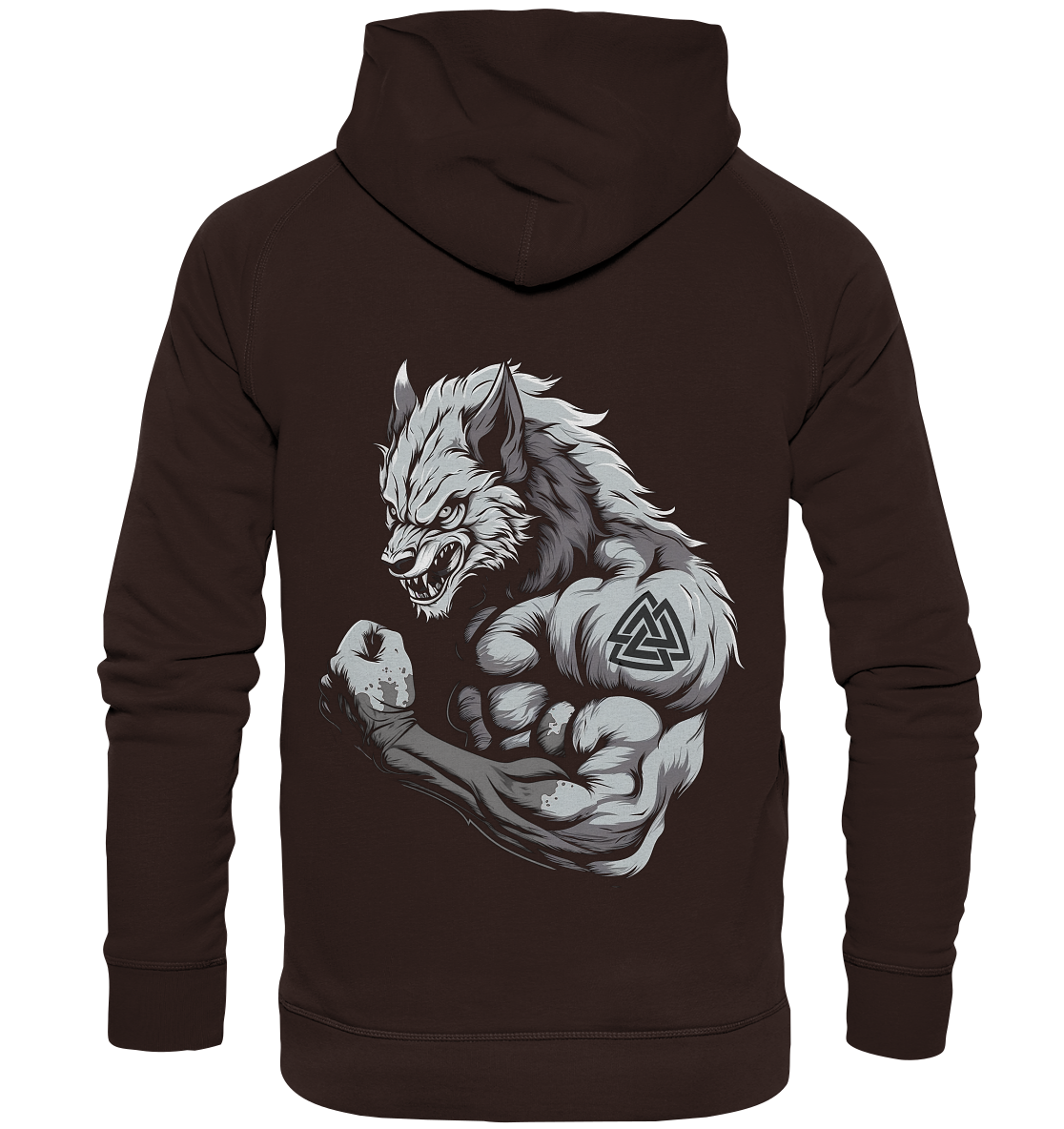 Wolf Valknut - Basic Unisex Hoodie
