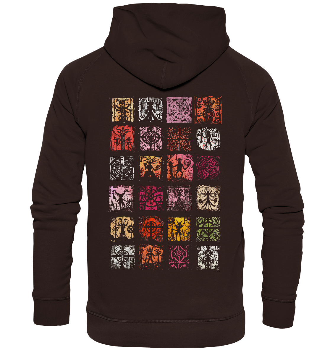 Abstrakte Nordische Symbole - Basic Unisex Hoodie