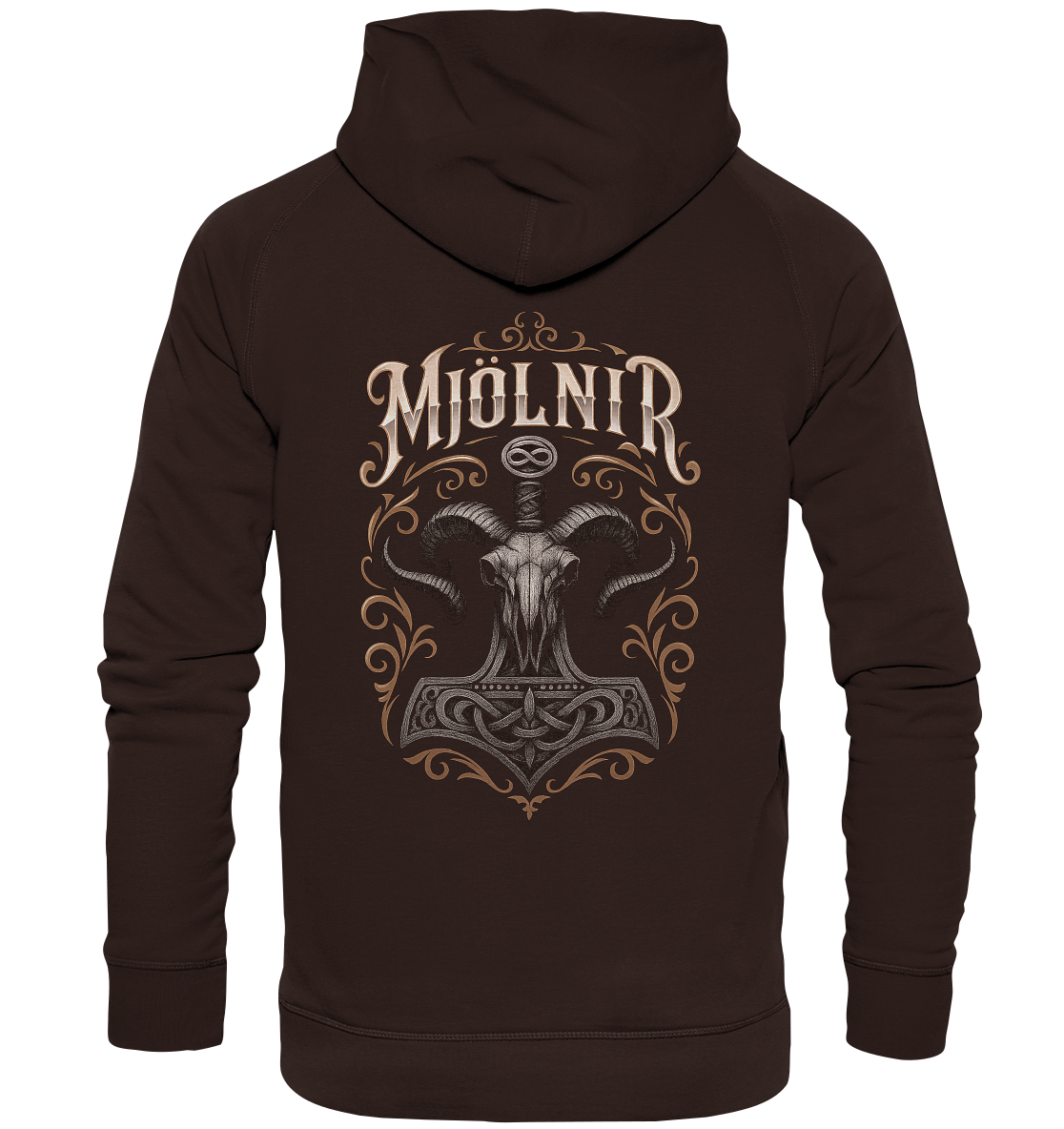 Mjölnir , Schädel - Basic Unisex Hoodie