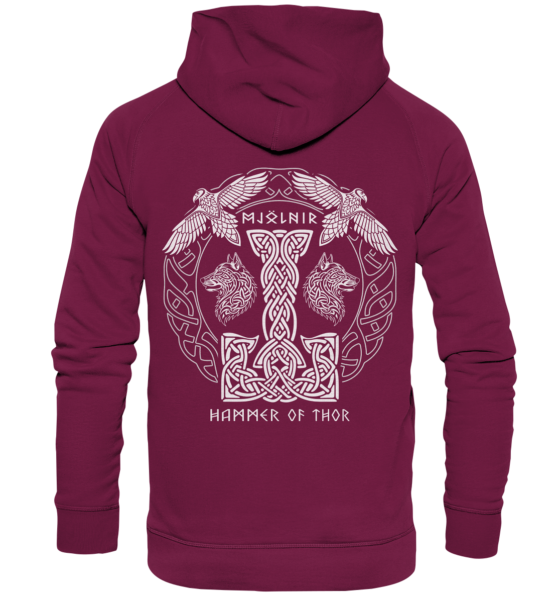 Mjölnir Hammer of Thor - Basic Unisex Hoodie