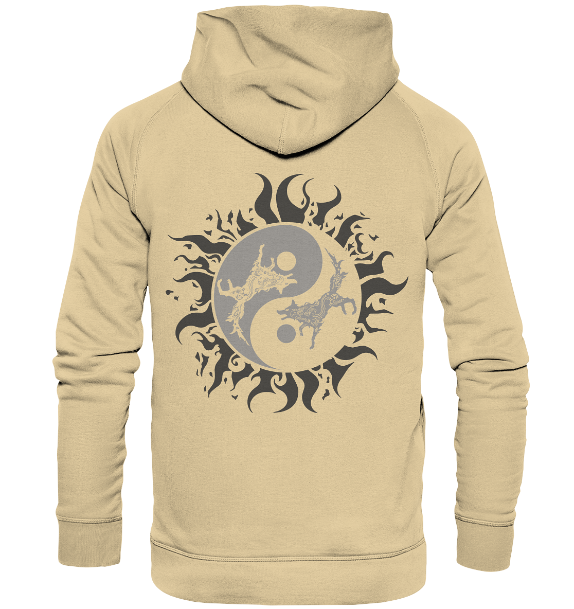 Odins Wölfe Geri und Freki - Basic Unisex Hoodie