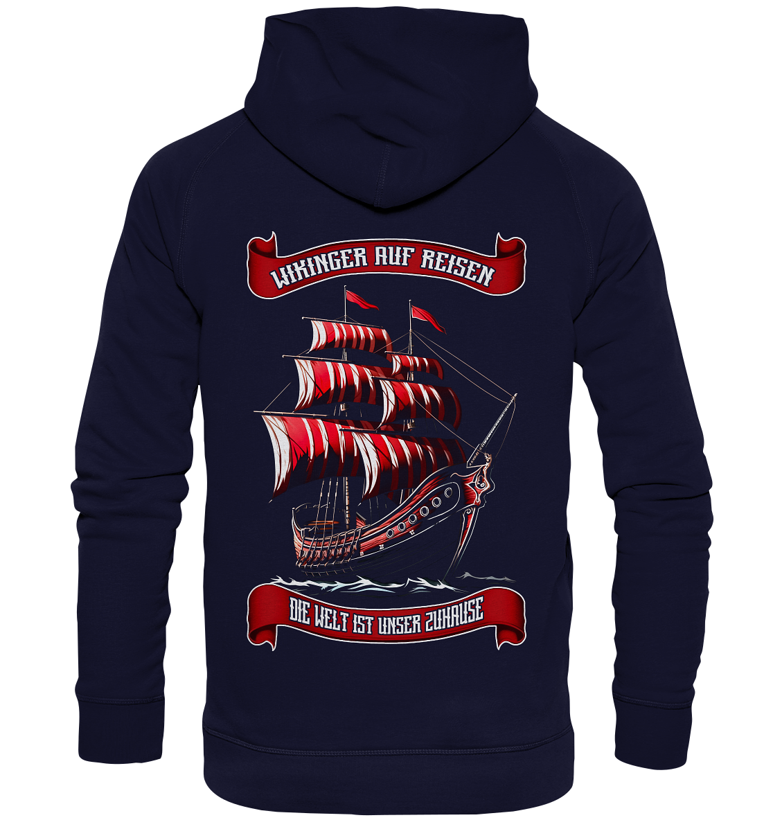 Wikingerschiff - Basic Unisex Hoodie XL