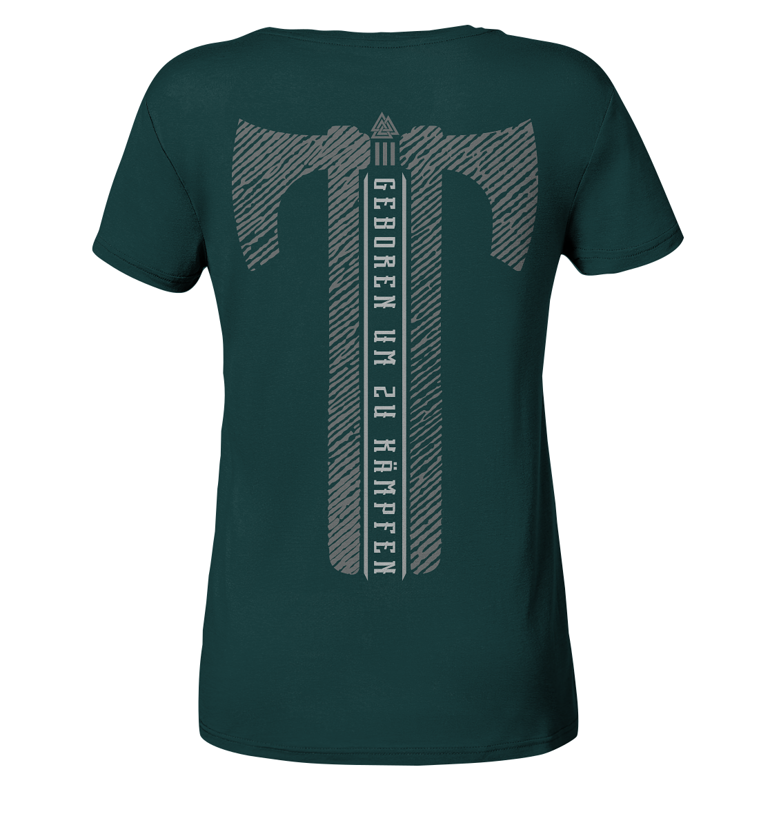 Geboren Um Zu Kämpfen - Ladies Organic Shirt