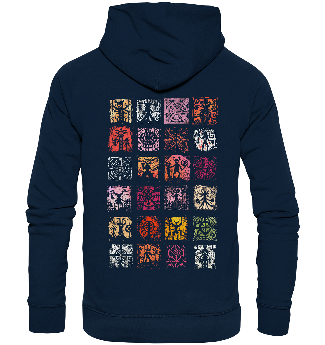 Abstrakte Nordische Symbole - Organic Basic Hoodie | Sale