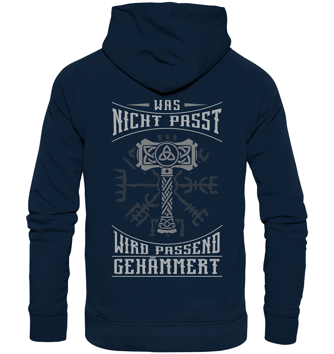 Was Nicht Passt .... - Organic Basic Hoodie