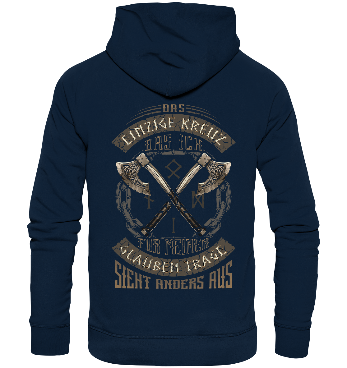 Das Einzige Kreuz Das Ich - Organic Basic Hoodie