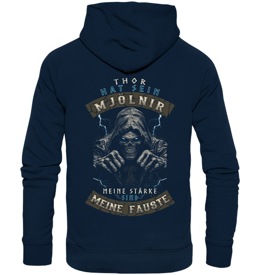 Meine Stärke Sind Meine Fäuste - Organic Basic Hoodie