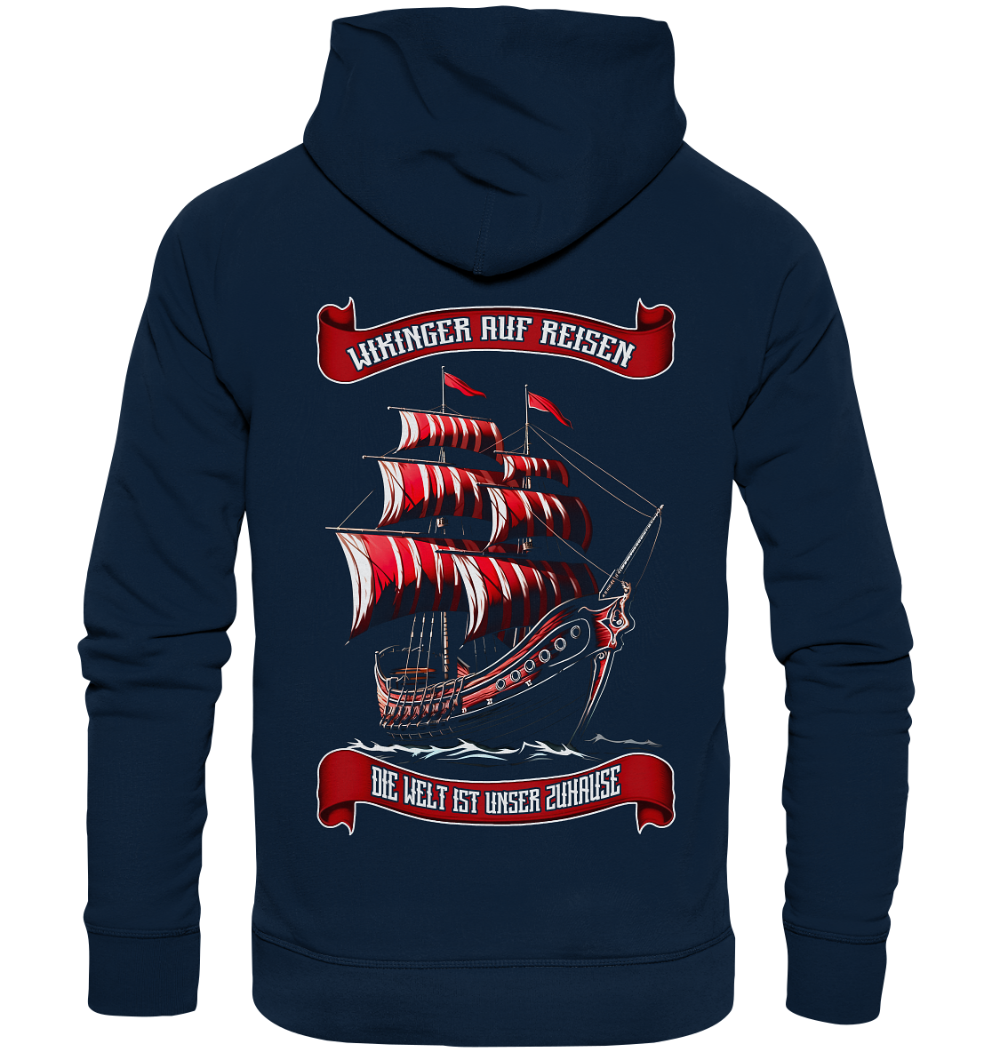 Wikingerschiff - Organic Basic Hoodie