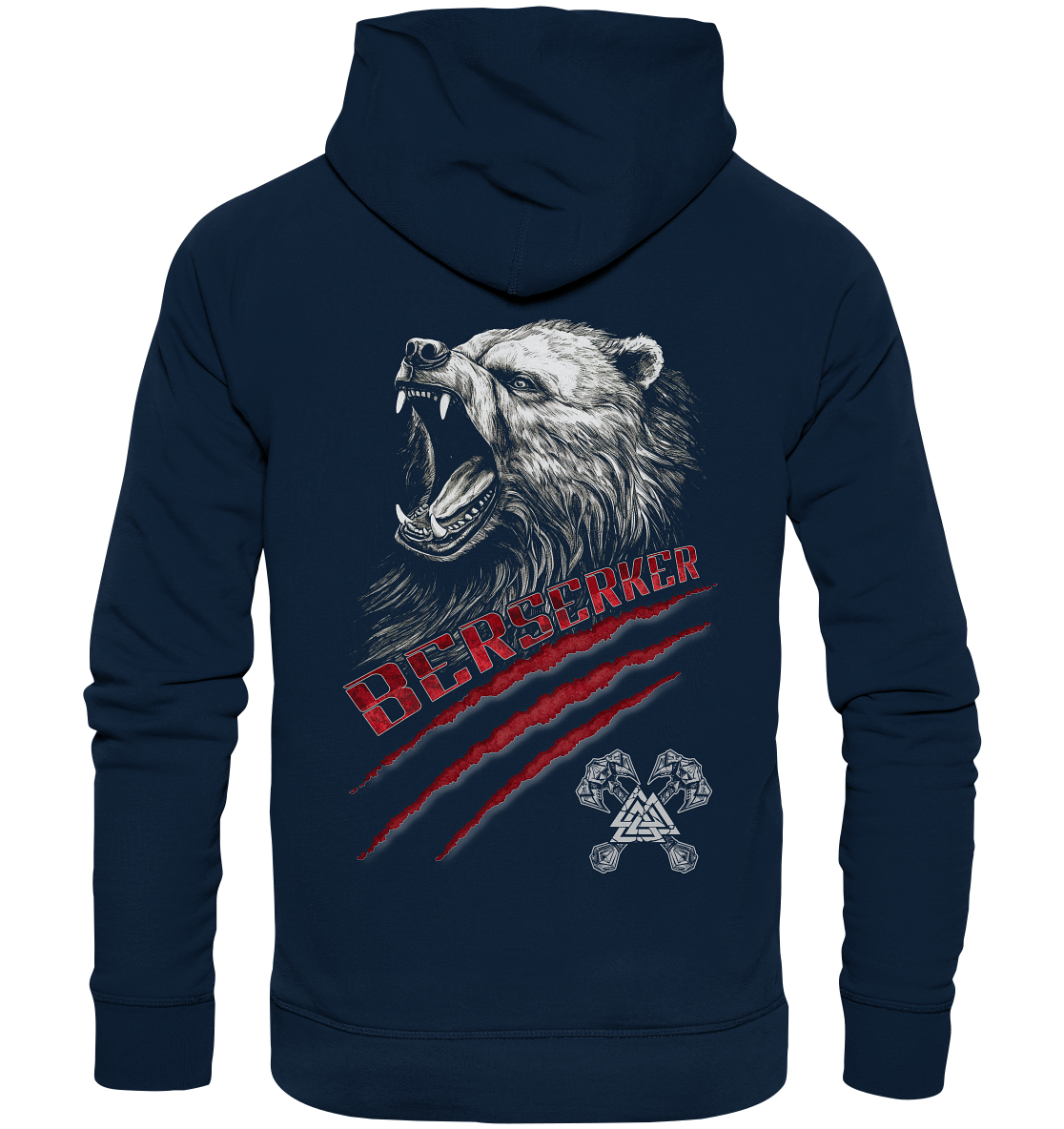 Berserker Bär - Organic Basic Hoodie