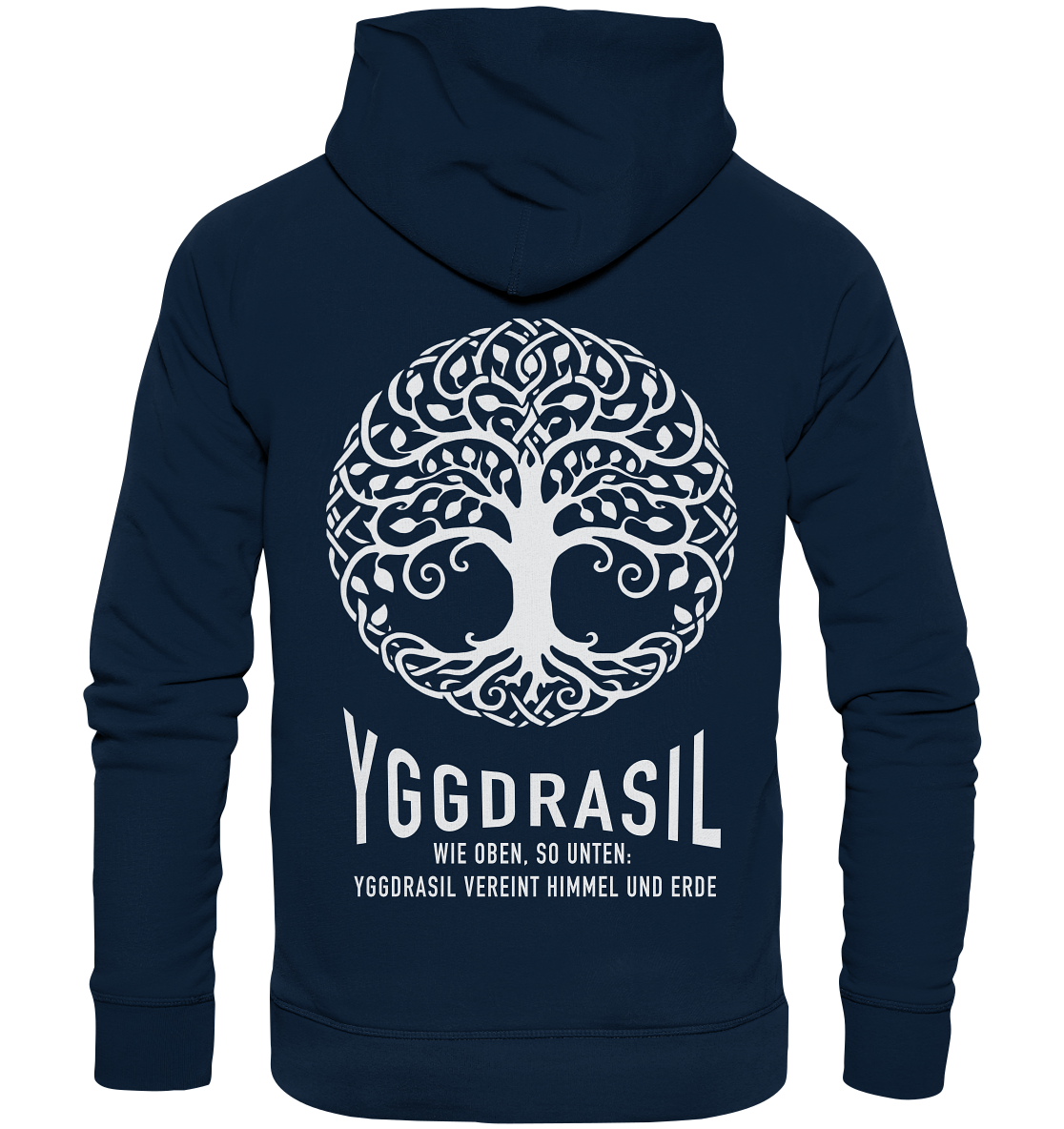 Yggdrasil Wie Oben, So Unten - Organic Basic Hoodie