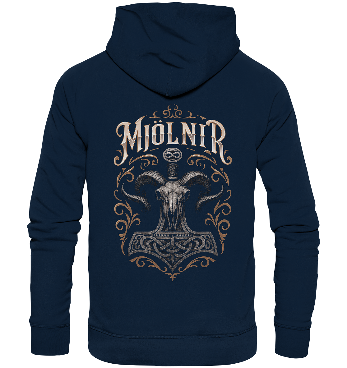 Mjölnir , Schädel - Organic Basic Hoodie