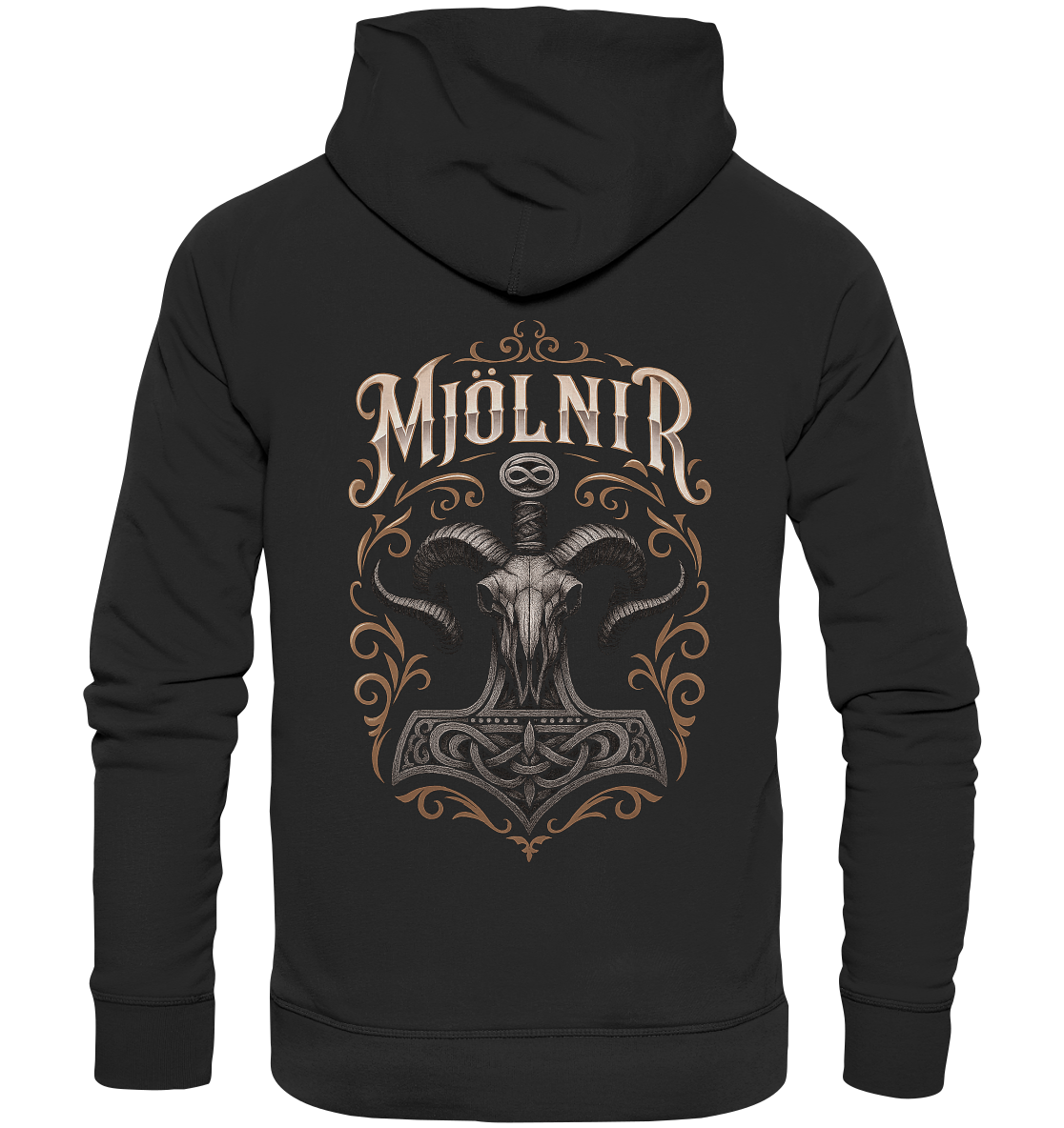 Mjölnir , Schädel - Organic Basic Hoodie