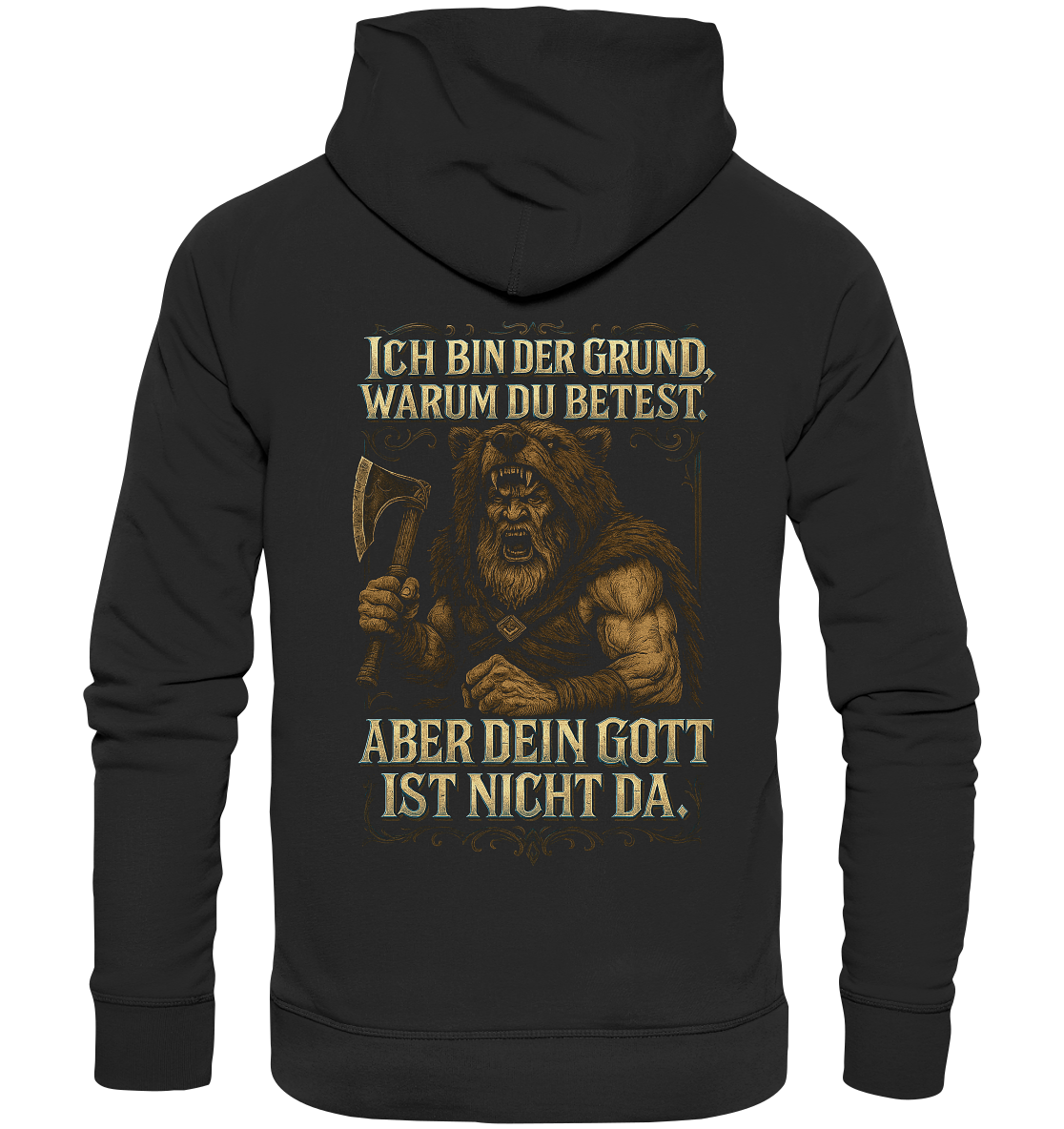 Ich Bin Der Grund ... - Organic Basic Hoodie