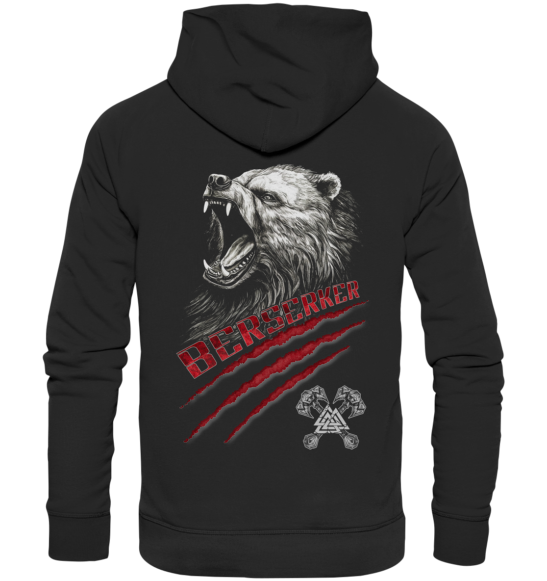 Berserker Bär - Organic Basic Hoodie