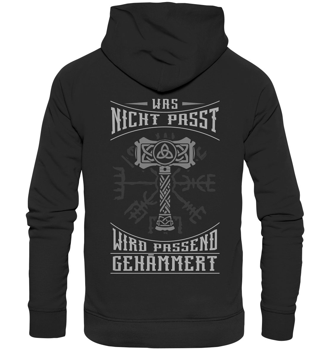 Was Nicht Passt .... - Organic Basic Hoodie
