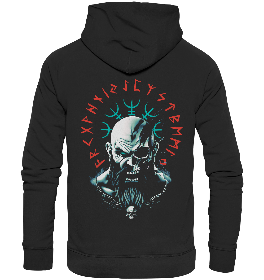 Wikinger Futhark - Organic Basic Hoodie