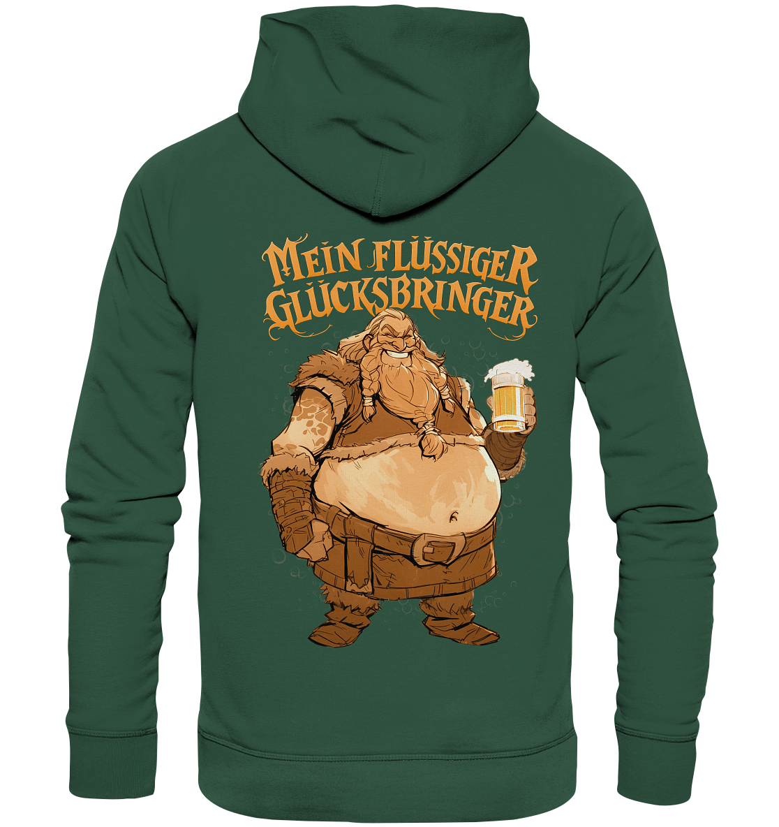 Mein Flüssiger Glücksbringer - Organic Basic Hoodie