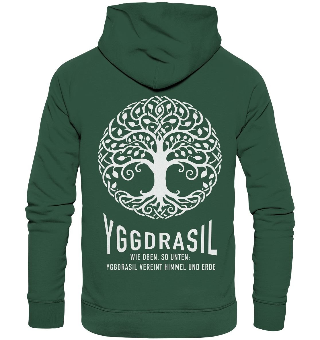 Yggdrasil Wie Oben, So Unten - Organic Basic Hoodie