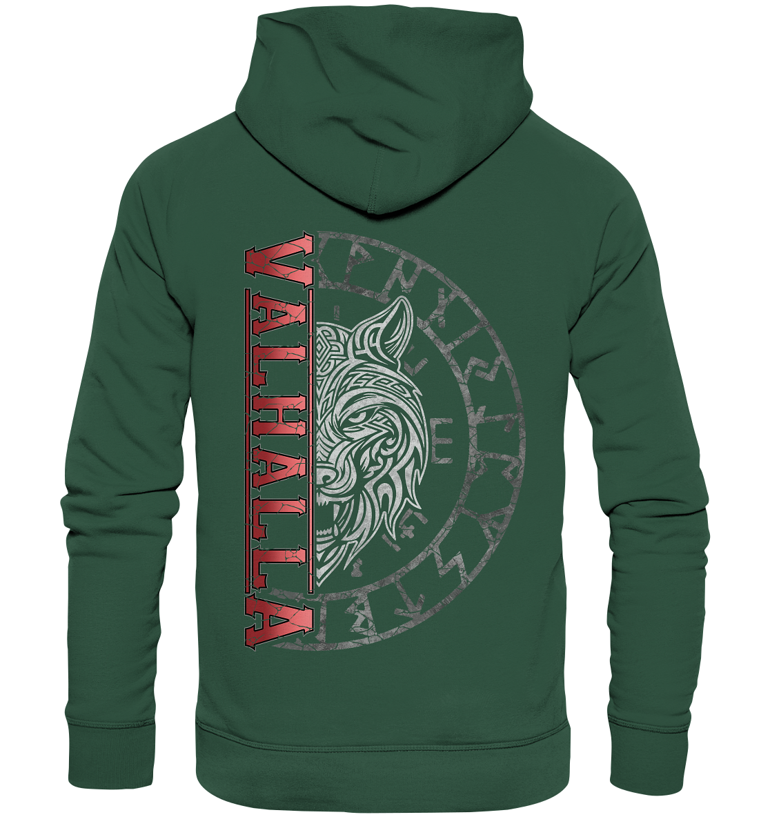 Nordic Wolf - Organic Basic Hoodie
