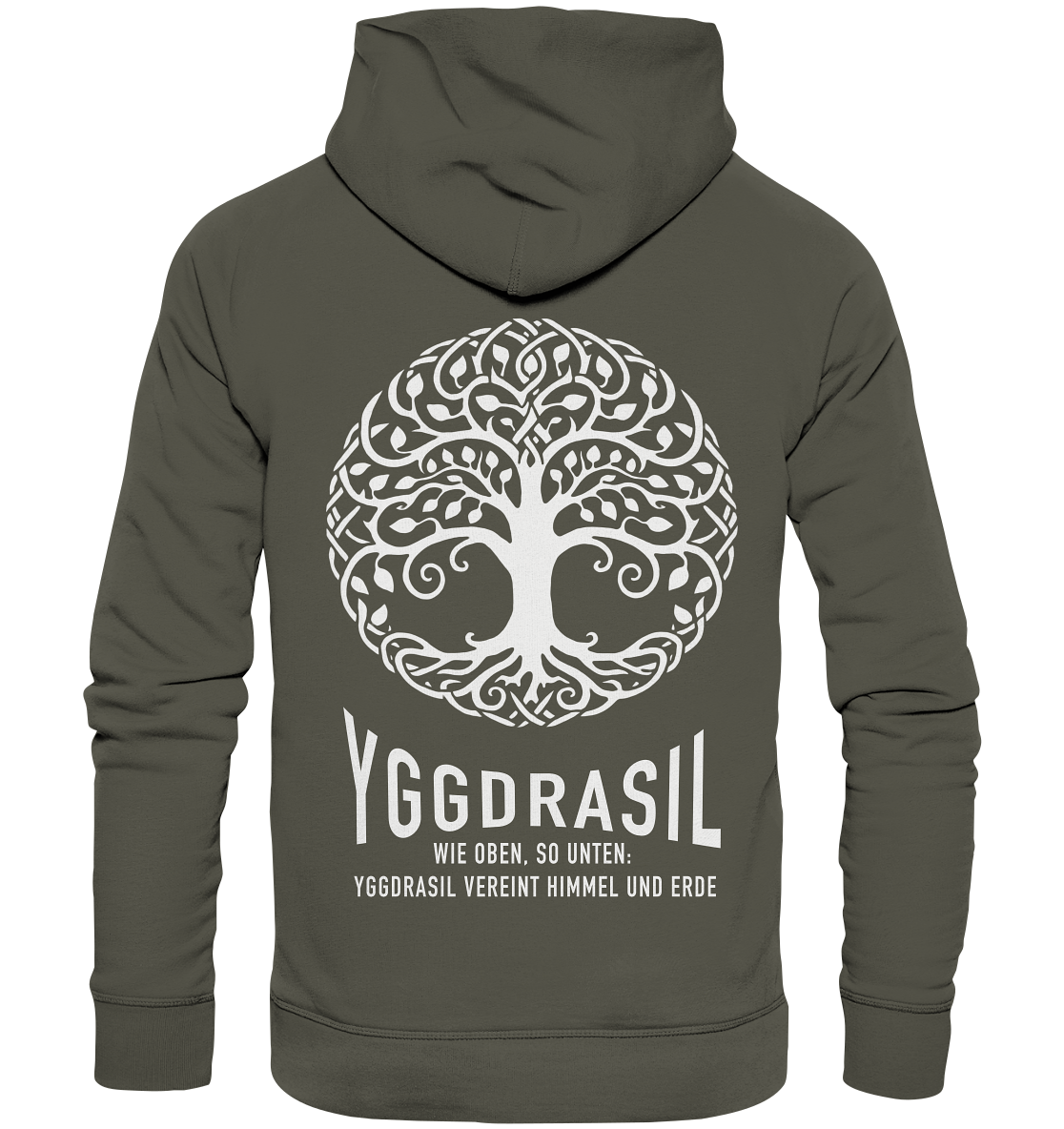 Yggdrasil Wie Oben, So Unten - Organic Basic Hoodie