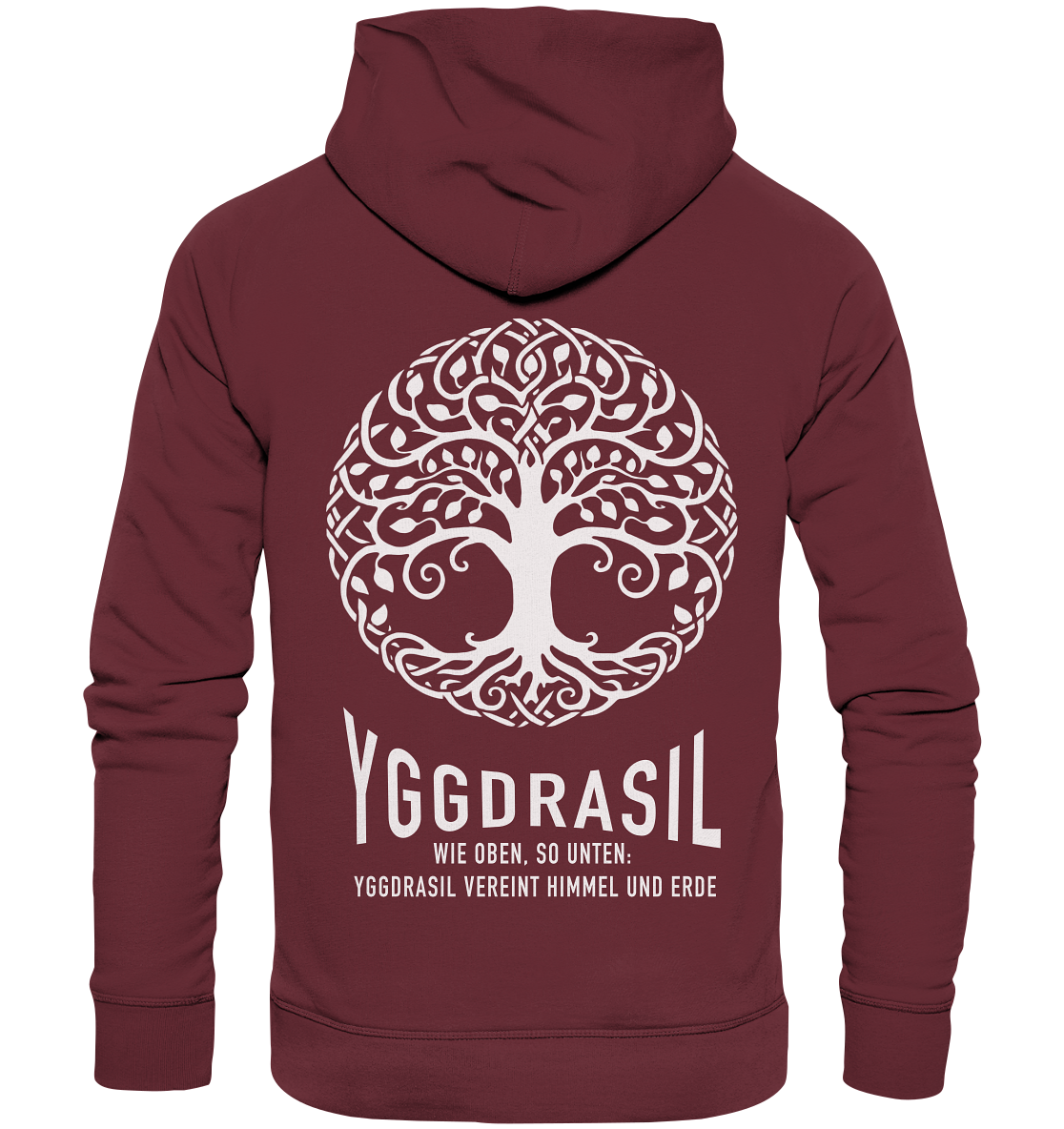 Yggdrasil Wie Oben, So Unten - Organic Basic Hoodie