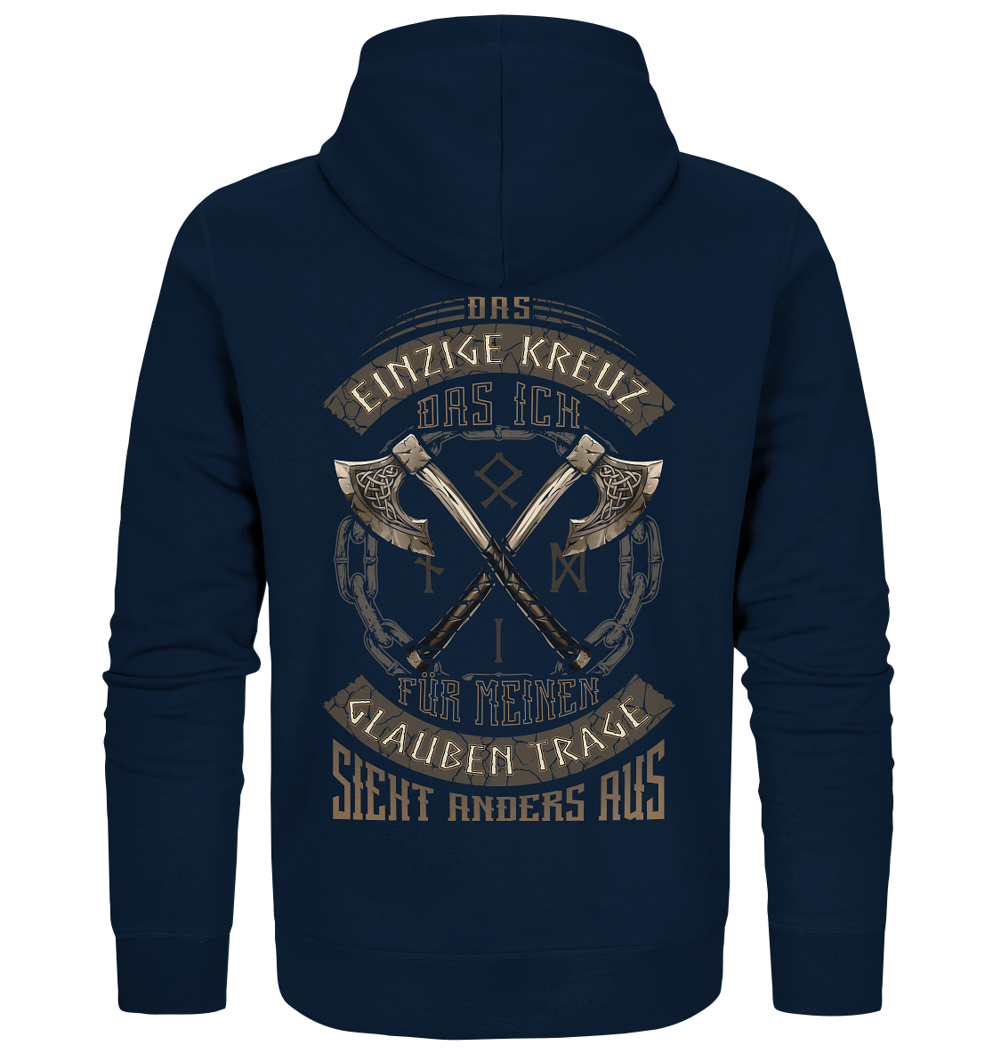 Das Einzige Kreuz Das Ich - Organic Zipper