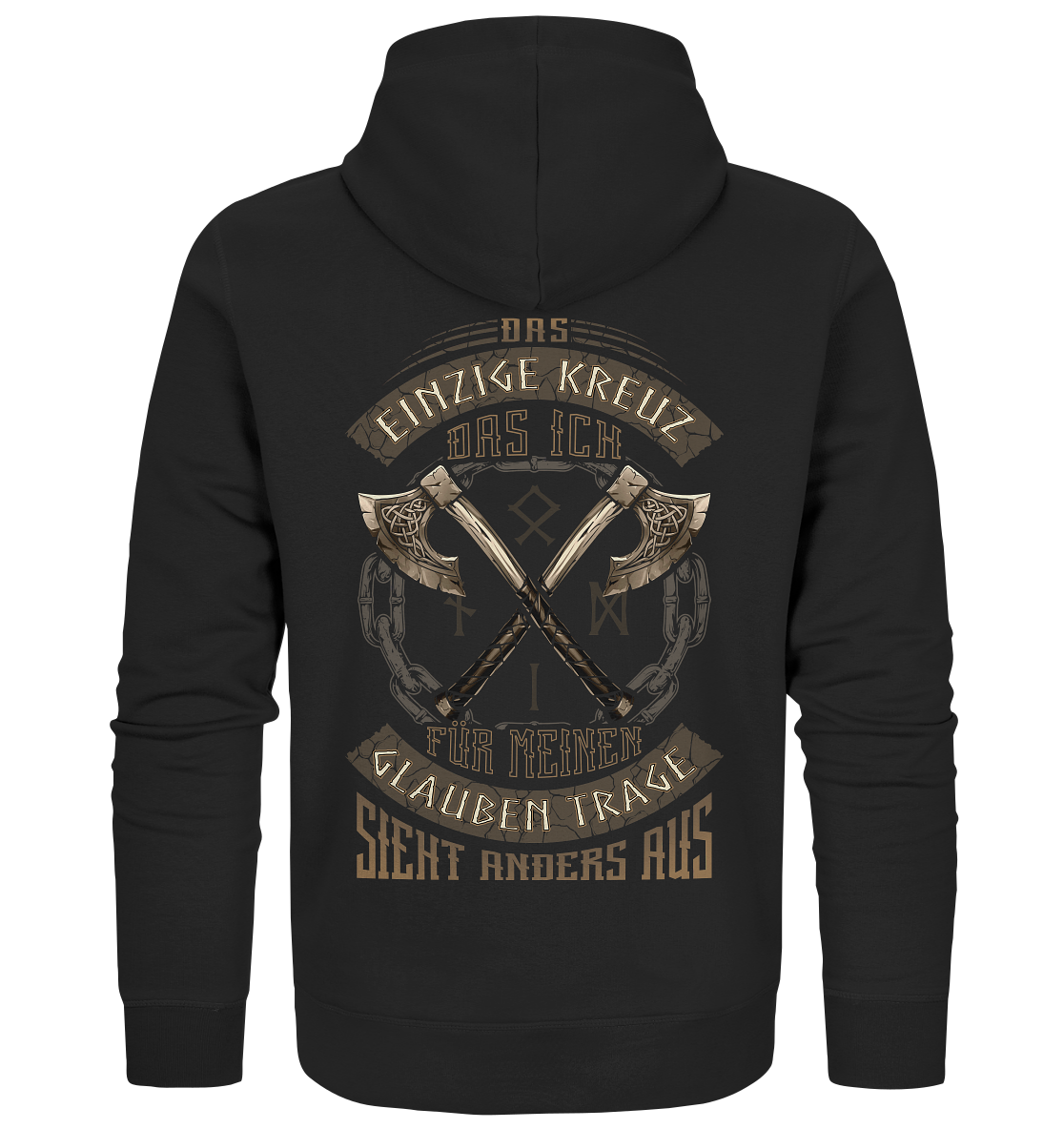 Das Einzige Kreuz Das Ich - Organic Zipper