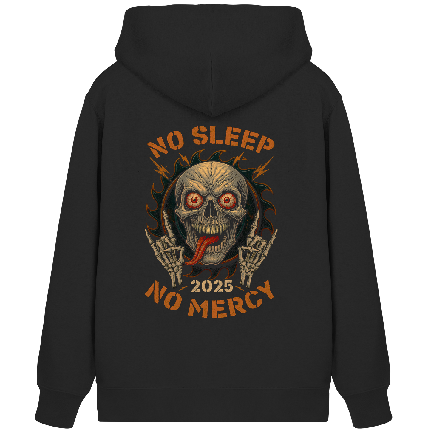 No Sleep No Mercy - Organic Zipper