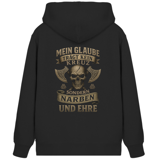 Meiin Glaube Trägt Narben und Ehre - Organic Zipper