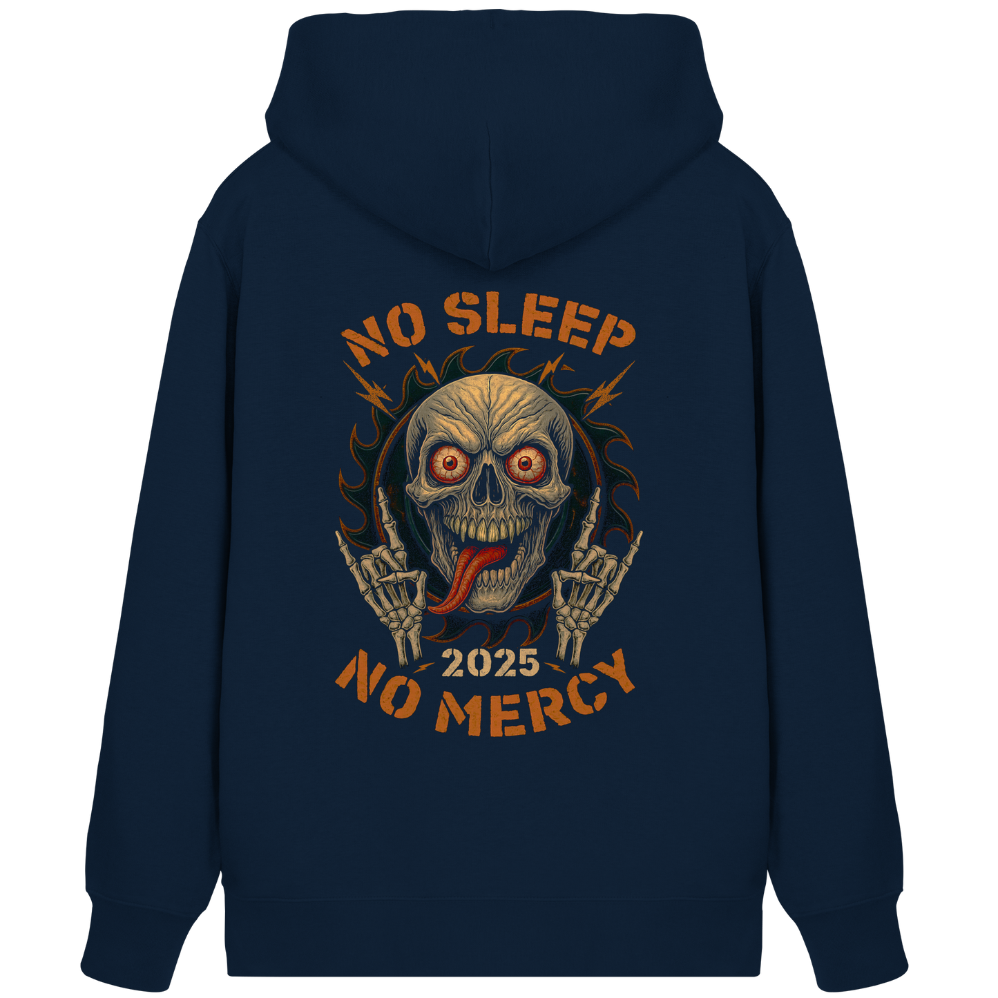 No Sleep No Mercy - Organic Zipper