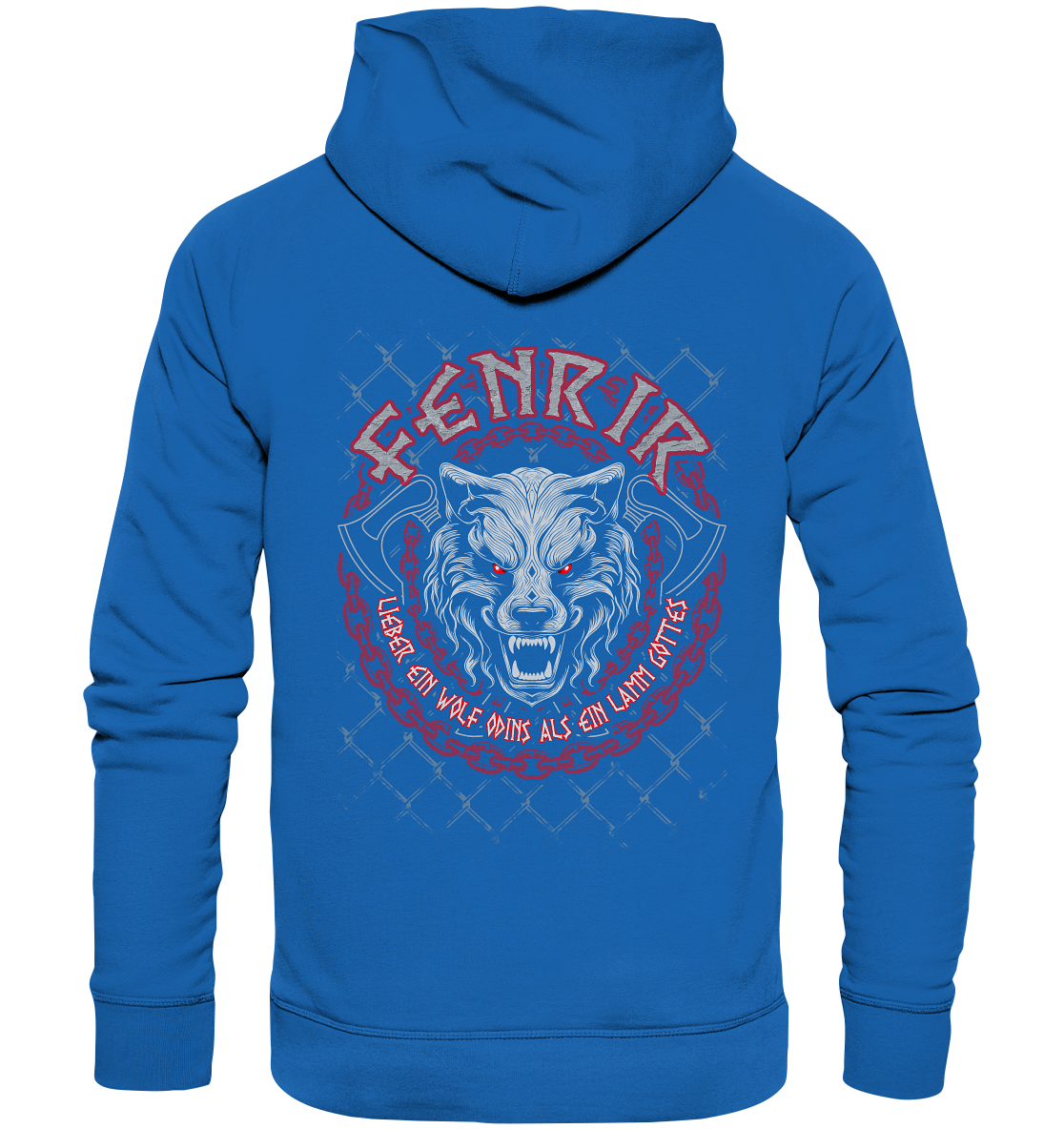 Nordic Wolf Fenrir - Premium Unisex Hoodie