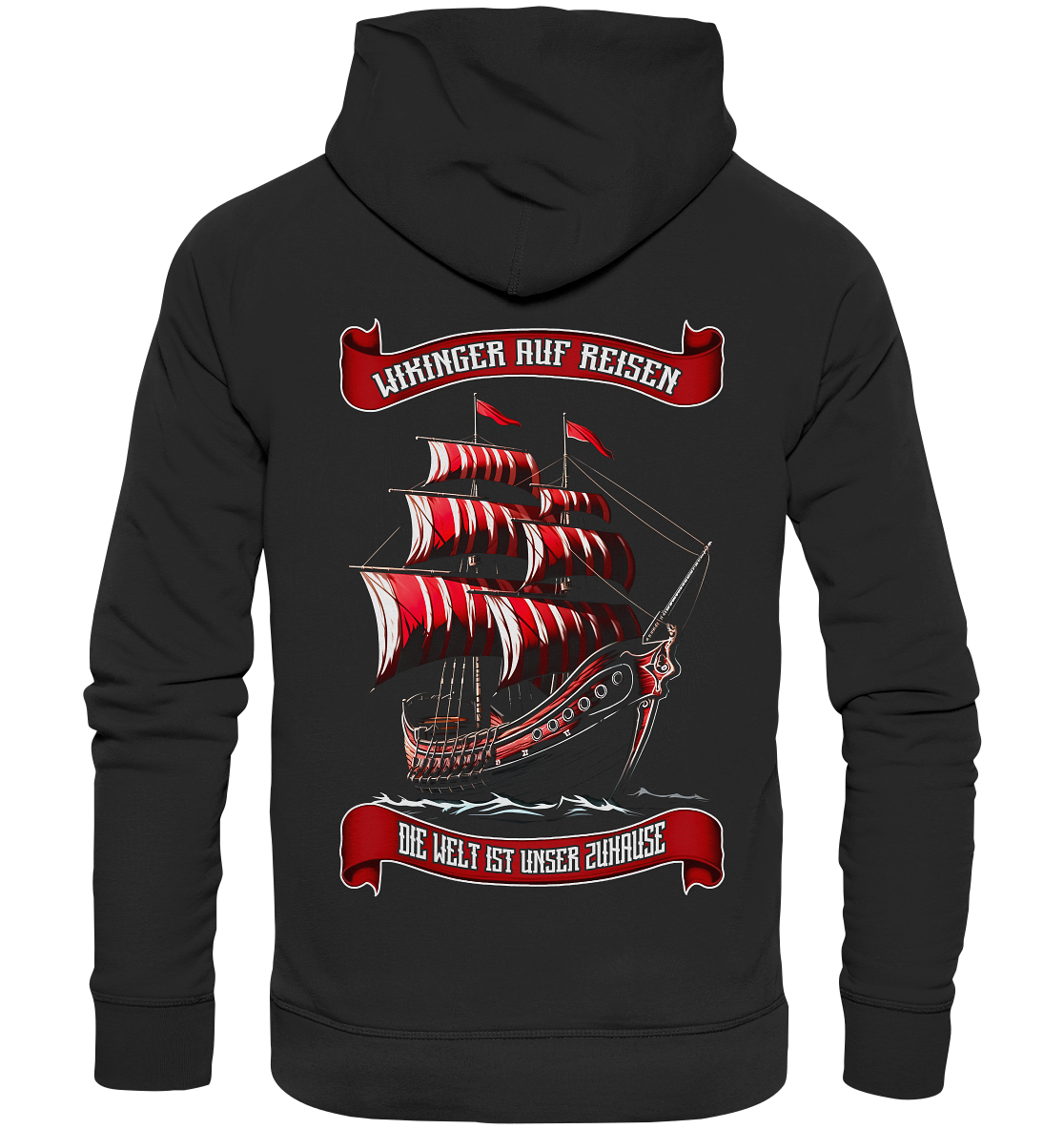 Wikingerschiff - Premium Unisex Hoodie
