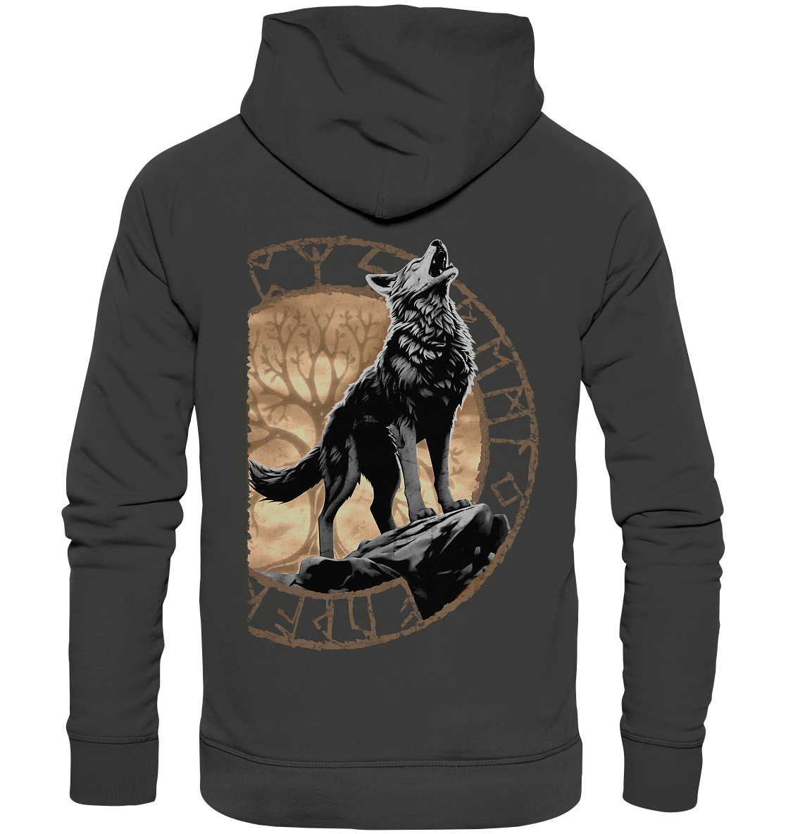 Wolf Yggdrasil - Premium Unisex Hoodie