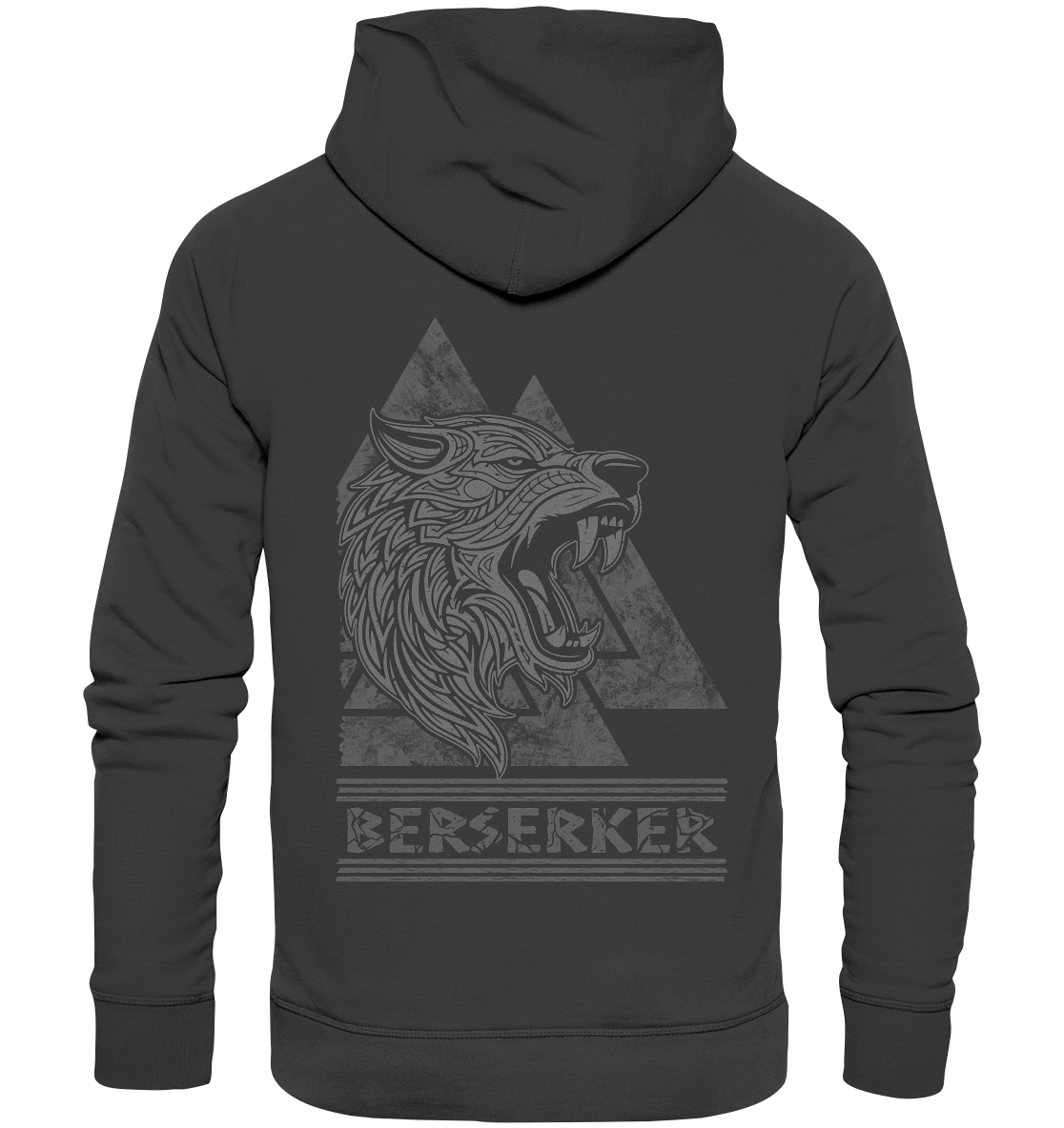 Nordic Wolf Berserker - Premium Unisex Hoodie