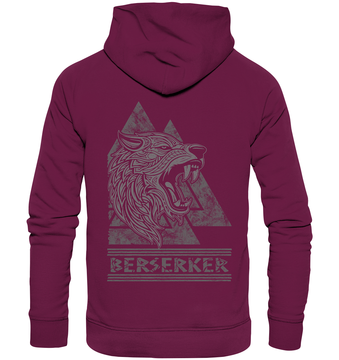 Nordic Wolf Berserker - Premium Unisex Hoodie