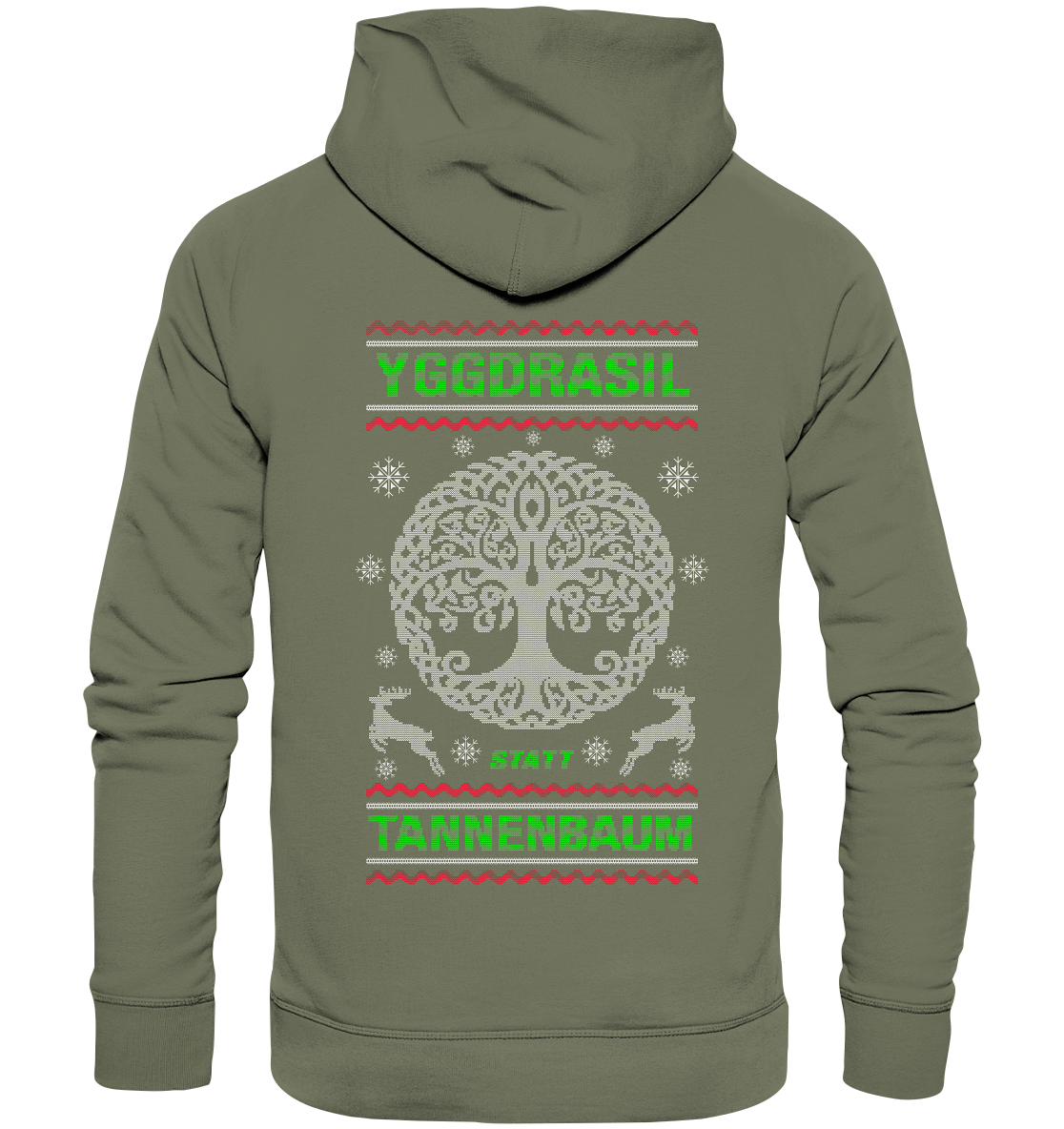 Yggdrasil Statt Tannenbaum - Premium Unisex Hoodie