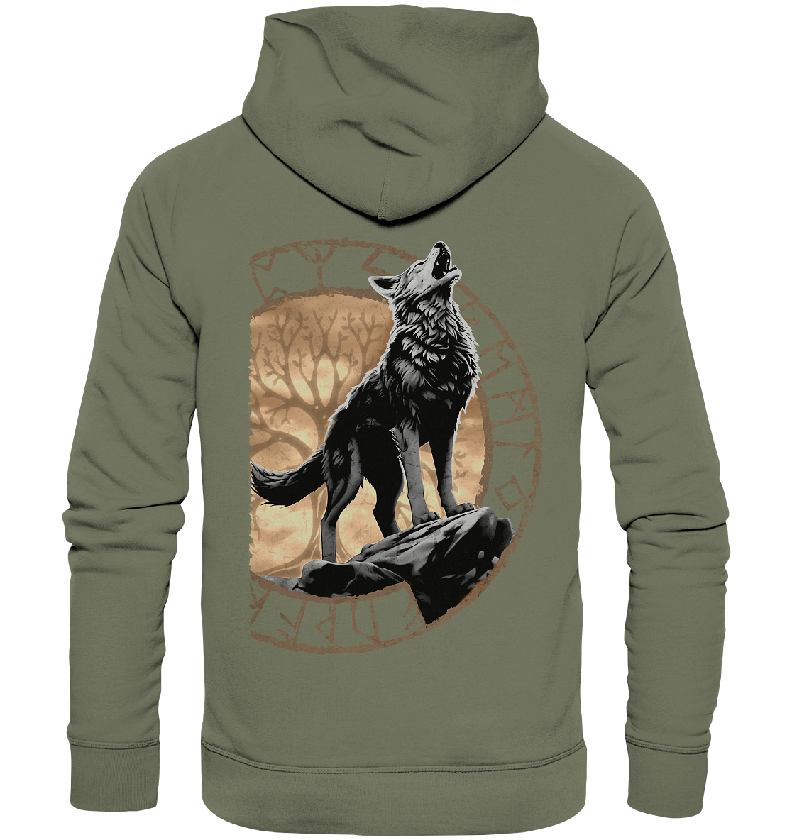 Wolf Yggdrasil - Premium Unisex Hoodie
