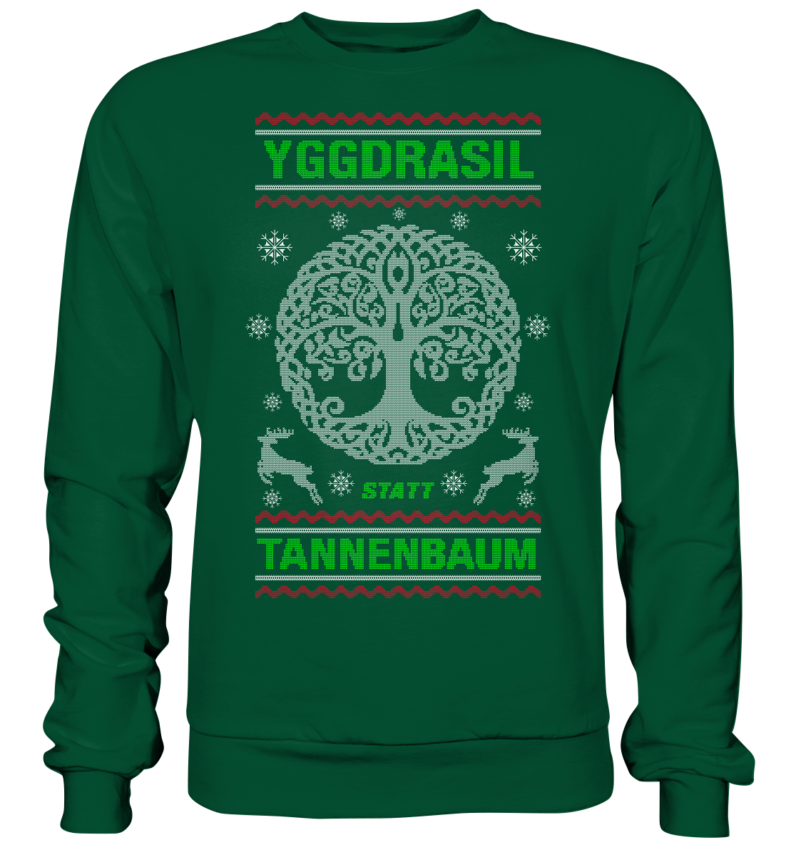 Yggdrasil Statt Tannenbaum - Basic Sweatshirt